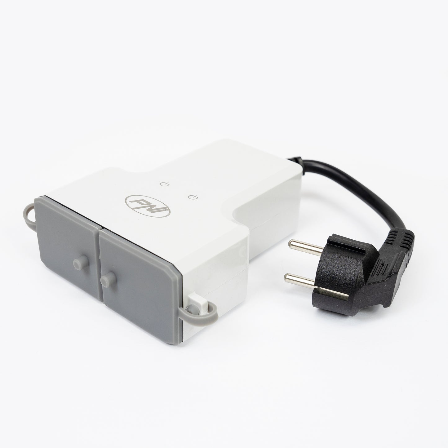Priza inteligenta dubla de exterior PNI SafeHome PT840S WiFi comanda prin internet, aplicatie de mobil Tuya Smart, integrare in scenarii si automatizari smart cu alte produse compatibile Tuya, Alexa si Google Assistant