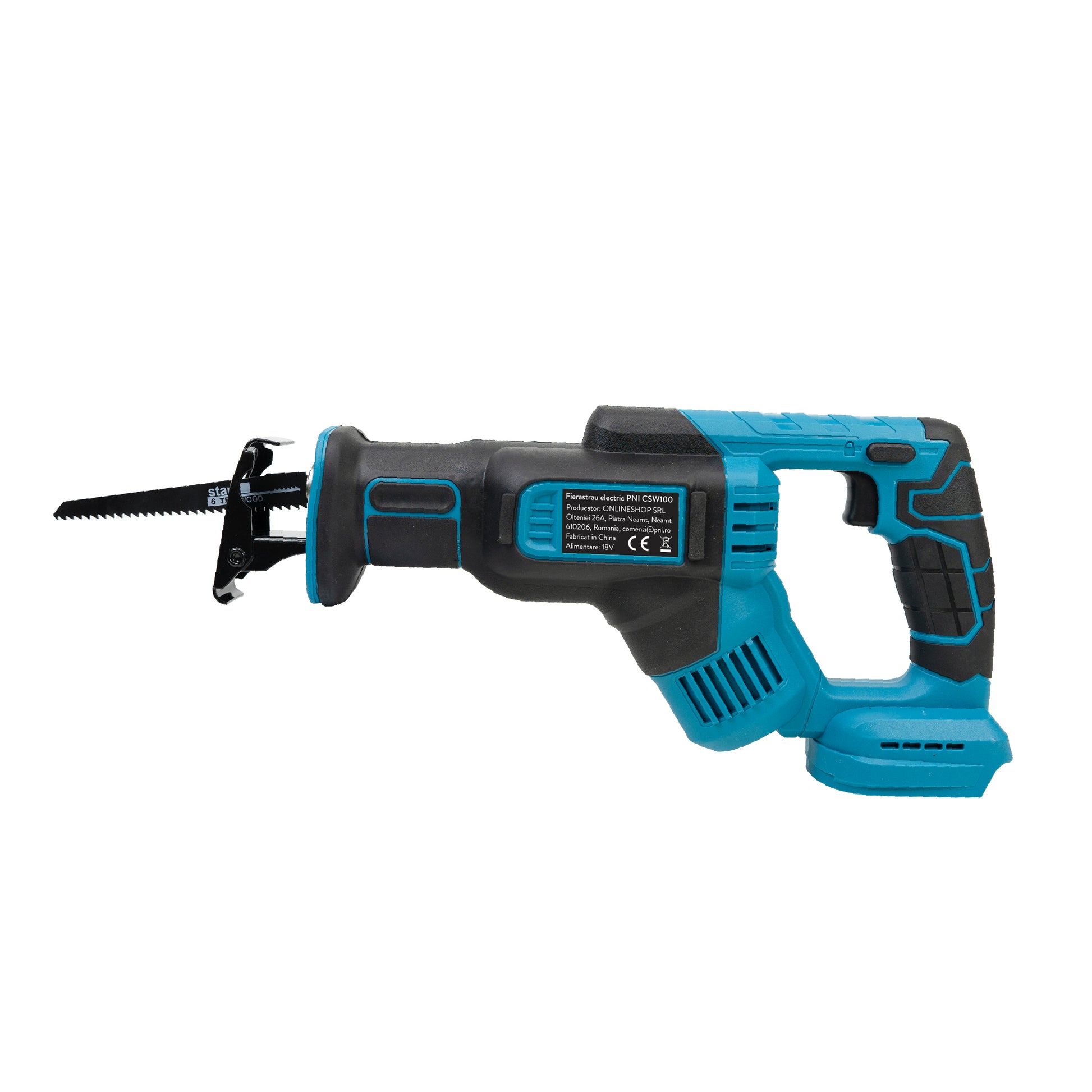 Fierastrau electric alternativ PNI CSW100 fara acumulator, 4 lame incluse