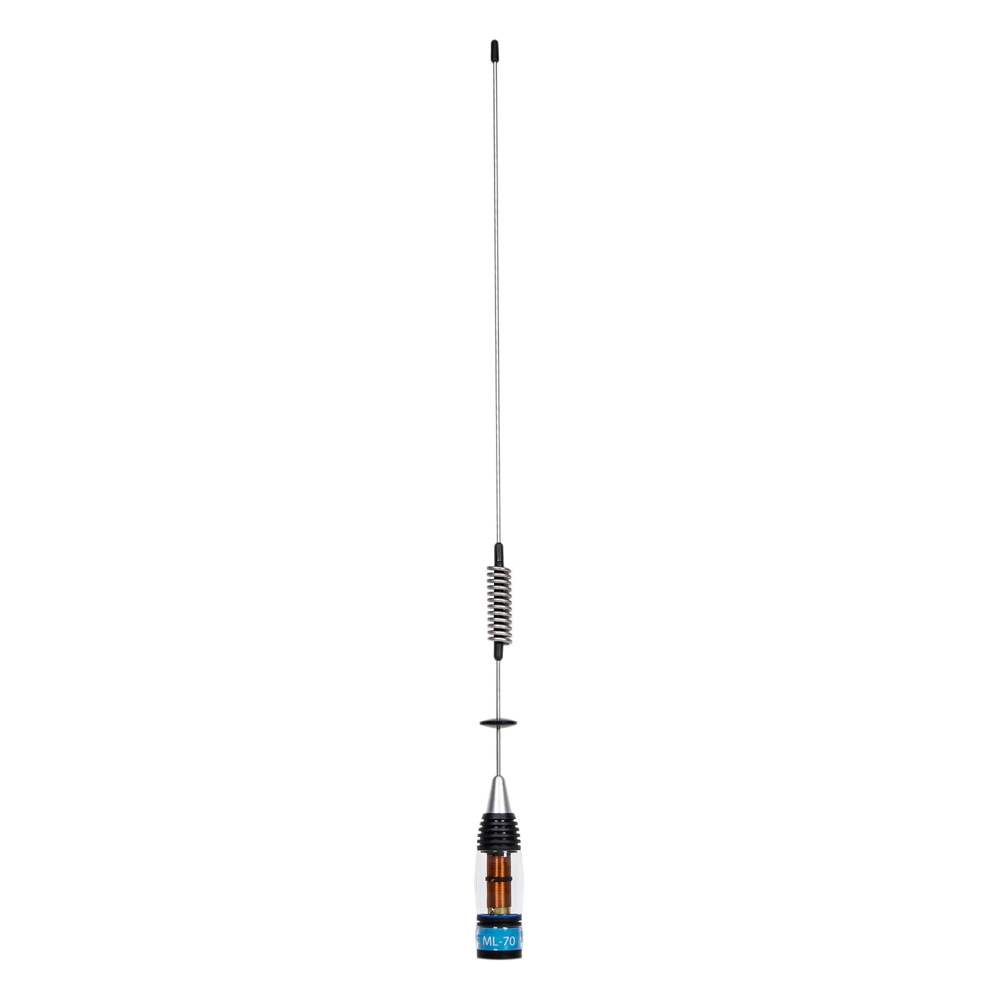 Kit Statie radio CB President Johnson II ASC + Antena CB PNI ML70, lungime 70cm, 26-30MHz, 200W
