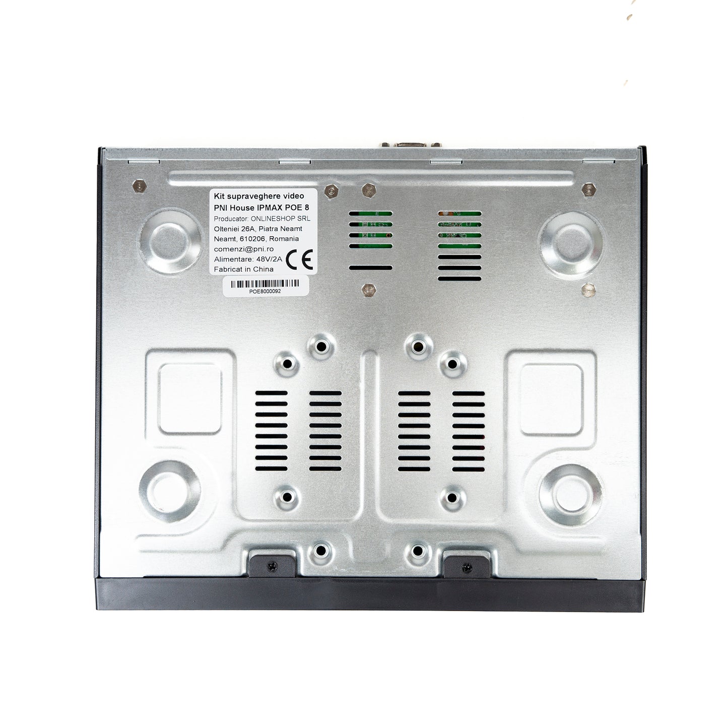 Kit supraveghere video POE PNI House IPMAX POE 8, NVR cu 4 porturi POE, 4 camere cu IP 8MP, HDD 1TB inclus