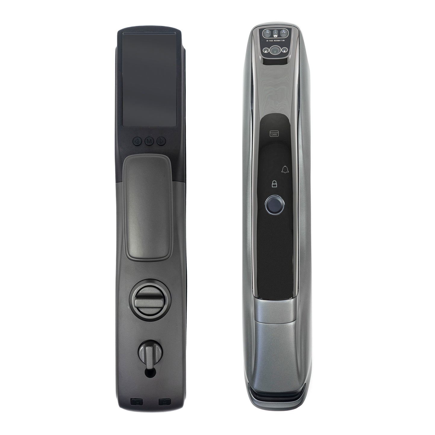 Yala inteligenta PNI SafeHome PTY8817, recunoastere faciala, card, cod, amprenta, 300 utilizatori, control din aplicatia Tuya Smart, camera HD incorporata