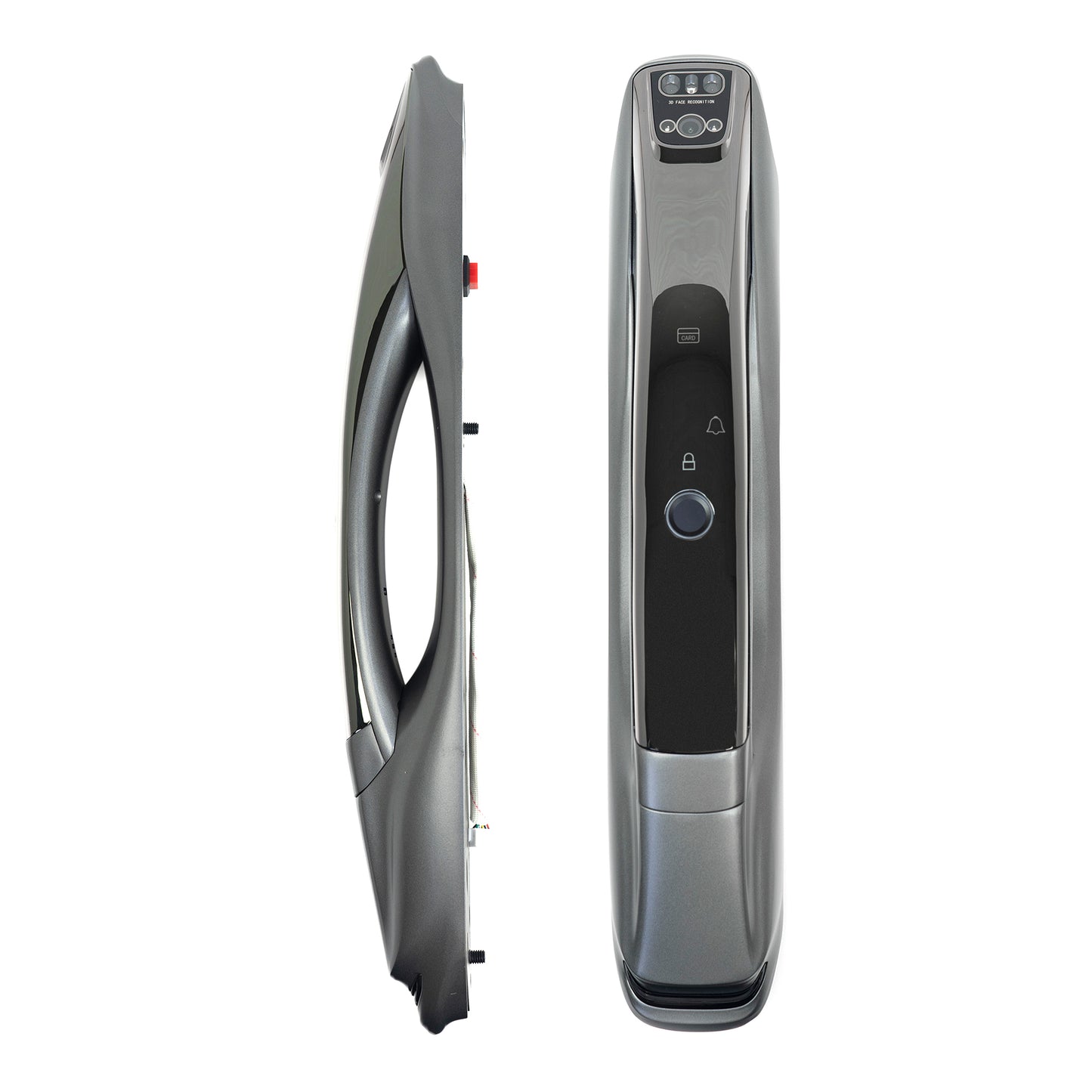 Yala inteligenta PNI SafeHome PTY8817, recunoastere faciala, card, cod, amprenta, 300 utilizatori, control din aplicatia Tuya Smart, camera HD incorporata