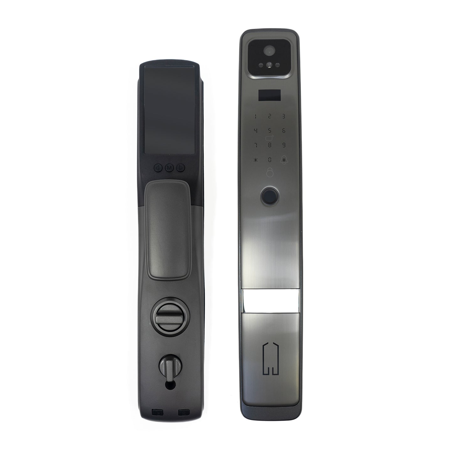 Yala inteligenta PNI SafeHome PTY8824, card, cod, amprenta, 300 utilizatori, control din aplicatia Tuya Smart, camera HD incorporata