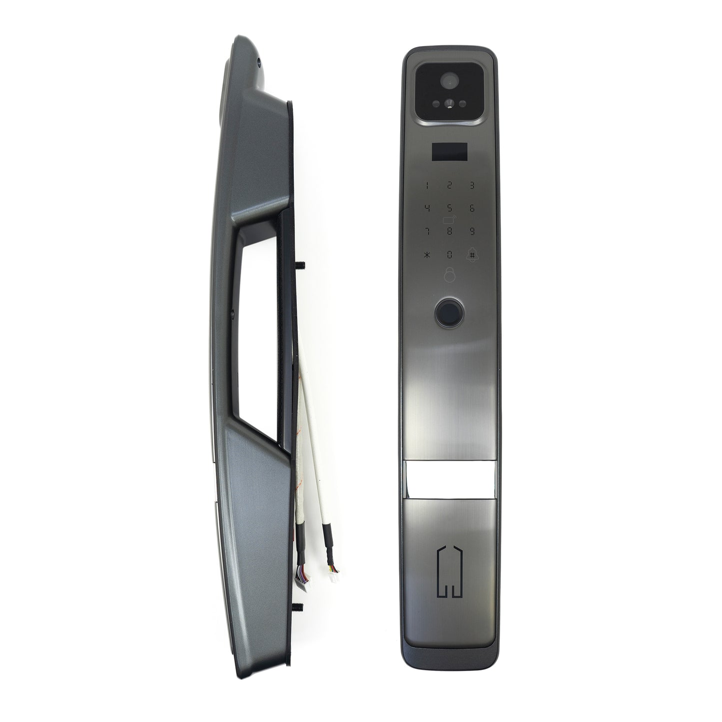 Yala inteligenta PNI SafeHome PTY8824, card, cod, amprenta, 300 utilizatori, control din aplicatia Tuya Smart, camera HD incorporata