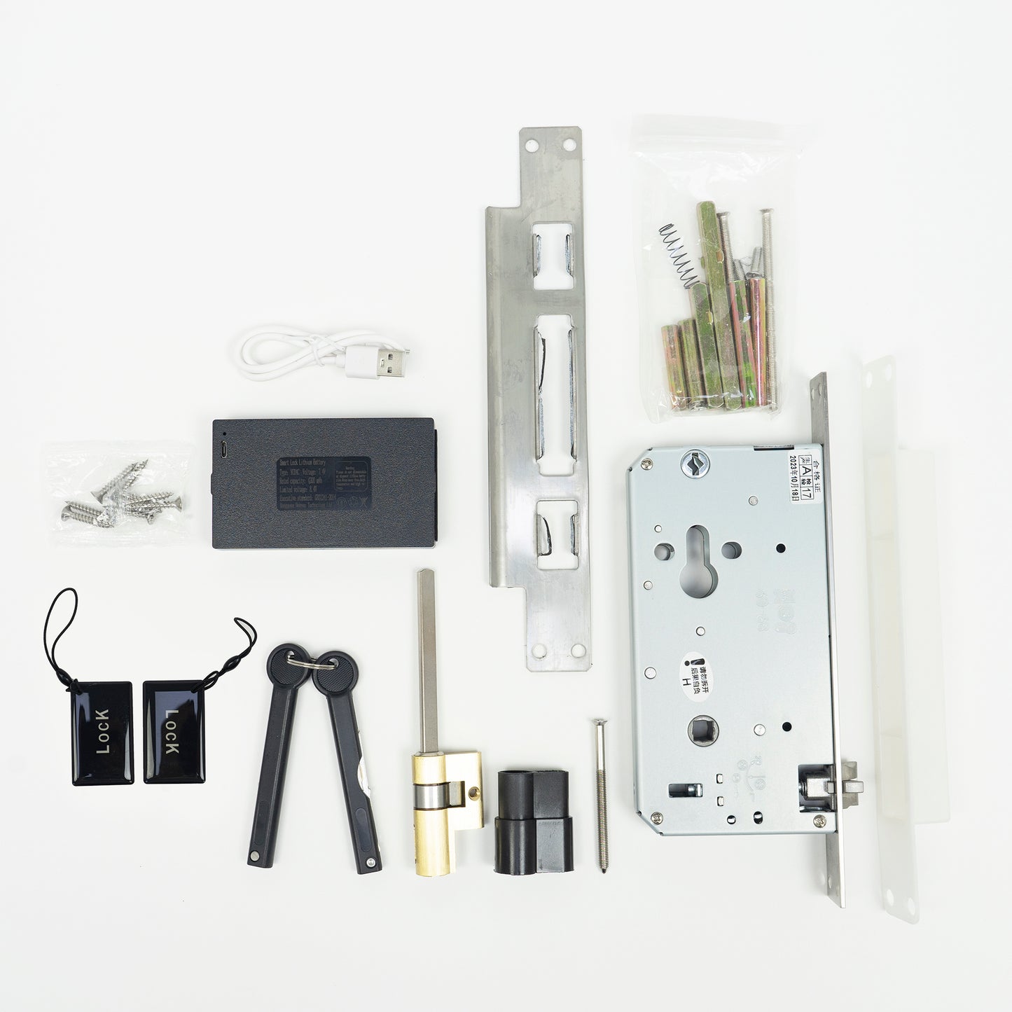 Yala inteligenta PNI SafeHome PTY8824, card, cod, amprenta, 300 utilizatori, control din aplicatia Tuya Smart, camera HD incorporata
