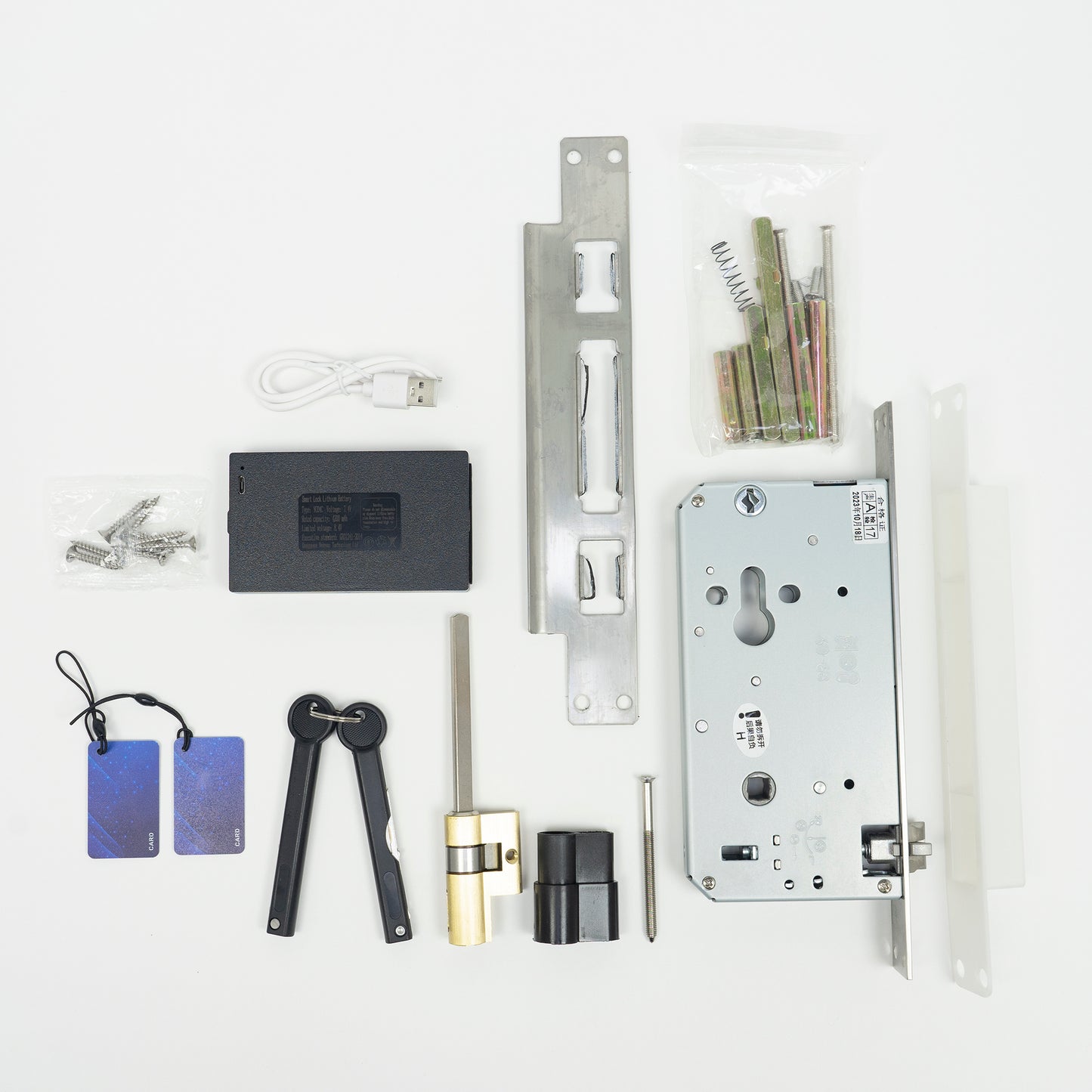 Yala inteligenta PNI SafeHome PTY8826, card, cod, amprenta, 200 utilizatori, control din aplicatia Tuya Smart, camera HD incorporata