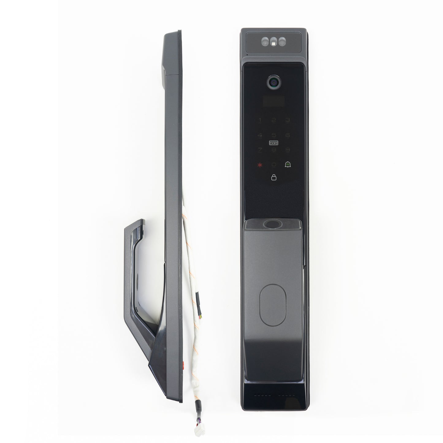 Yala inteligenta PNI SafeHome PTY8826, card, cod, amprenta, 200 utilizatori, control din aplicatia Tuya Smart, camera HD incorporata