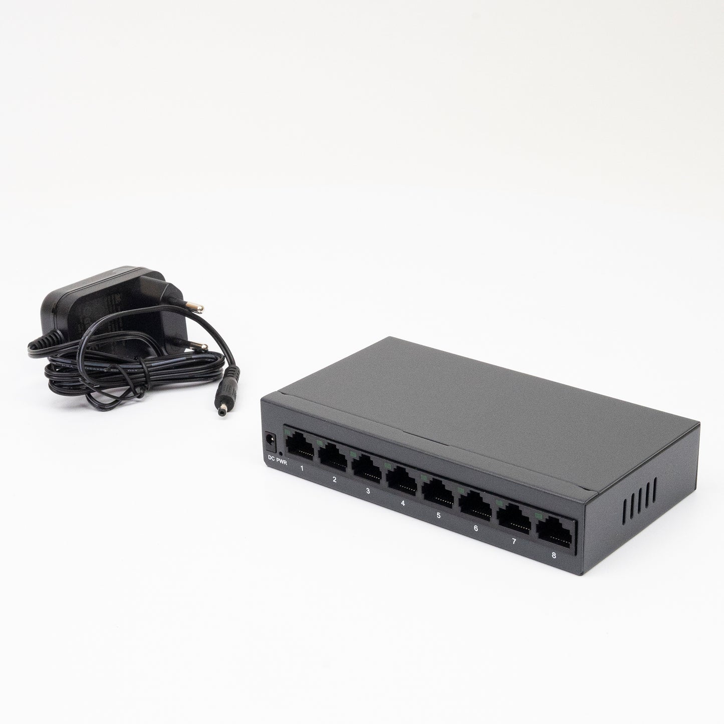 Switch PNI SW108, 8 x 10/100/1000 Mbps, Gigabit, carcasa metalica