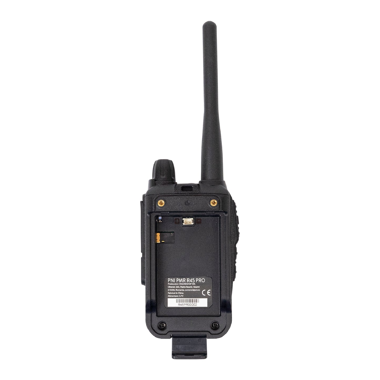 Statie radio portabila PNI PMR R45 PRO 446MHz, 0.5W, 99 canale programabile, 16 PMR si tonuri 38 CTCSS si 104 DCS, Squelch 5 niveluri, VOX, TOT, BCL, Scan, Roger Beep