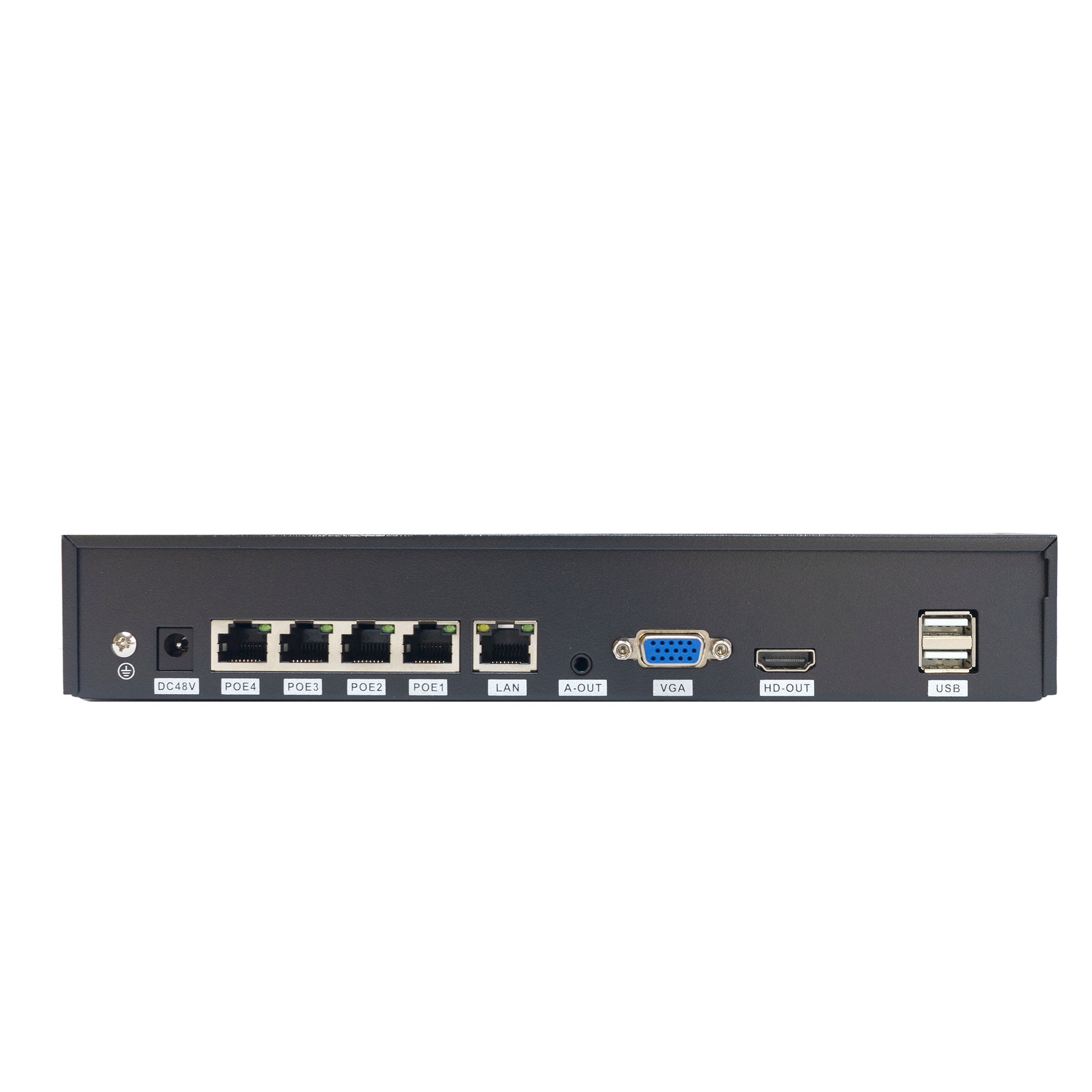 NVR POE PNI House IP1004S cu 9 canale 4K, 4 canale POE, functii AI, negru