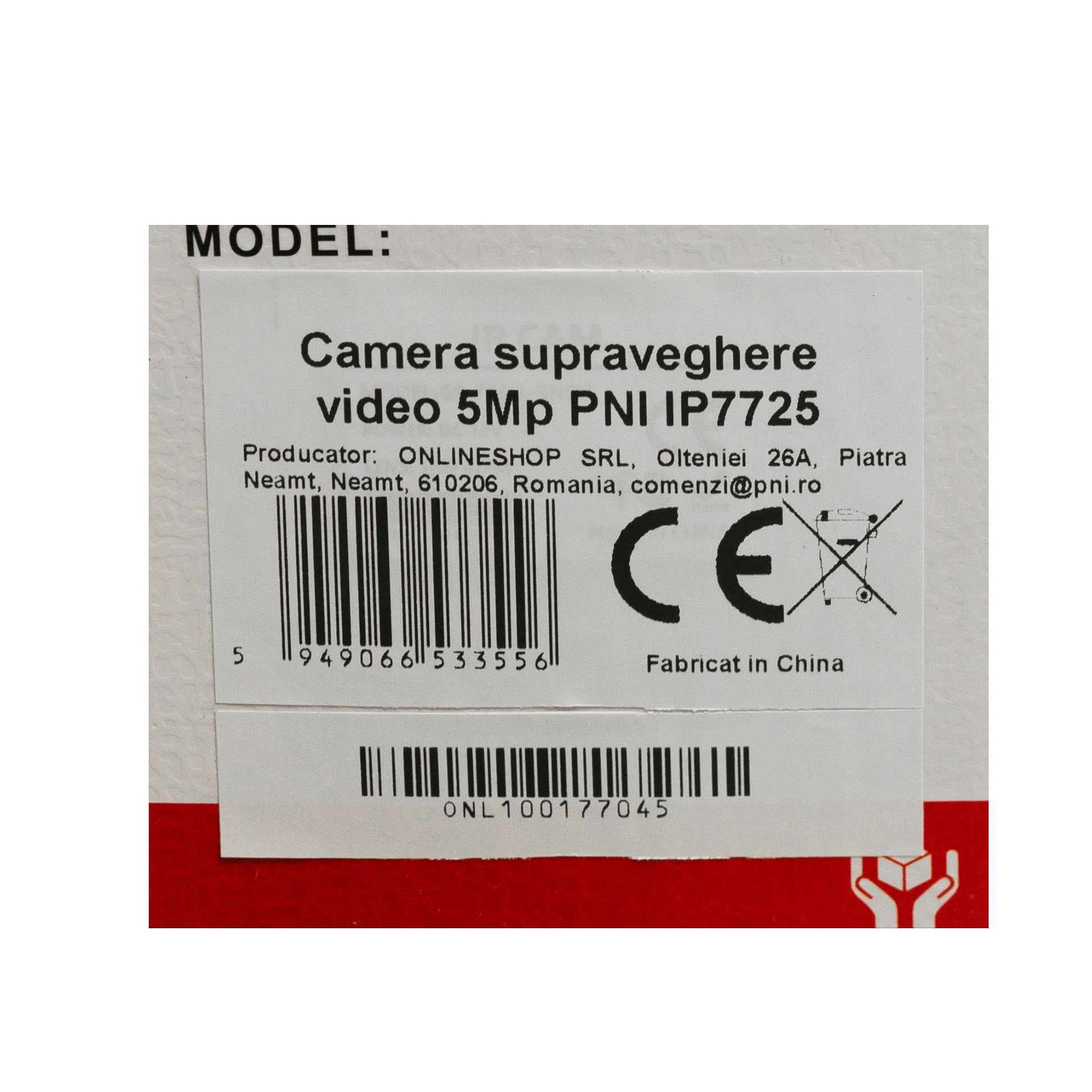 Camera supraveghere video PNI IP7725 5 MP, de exterior