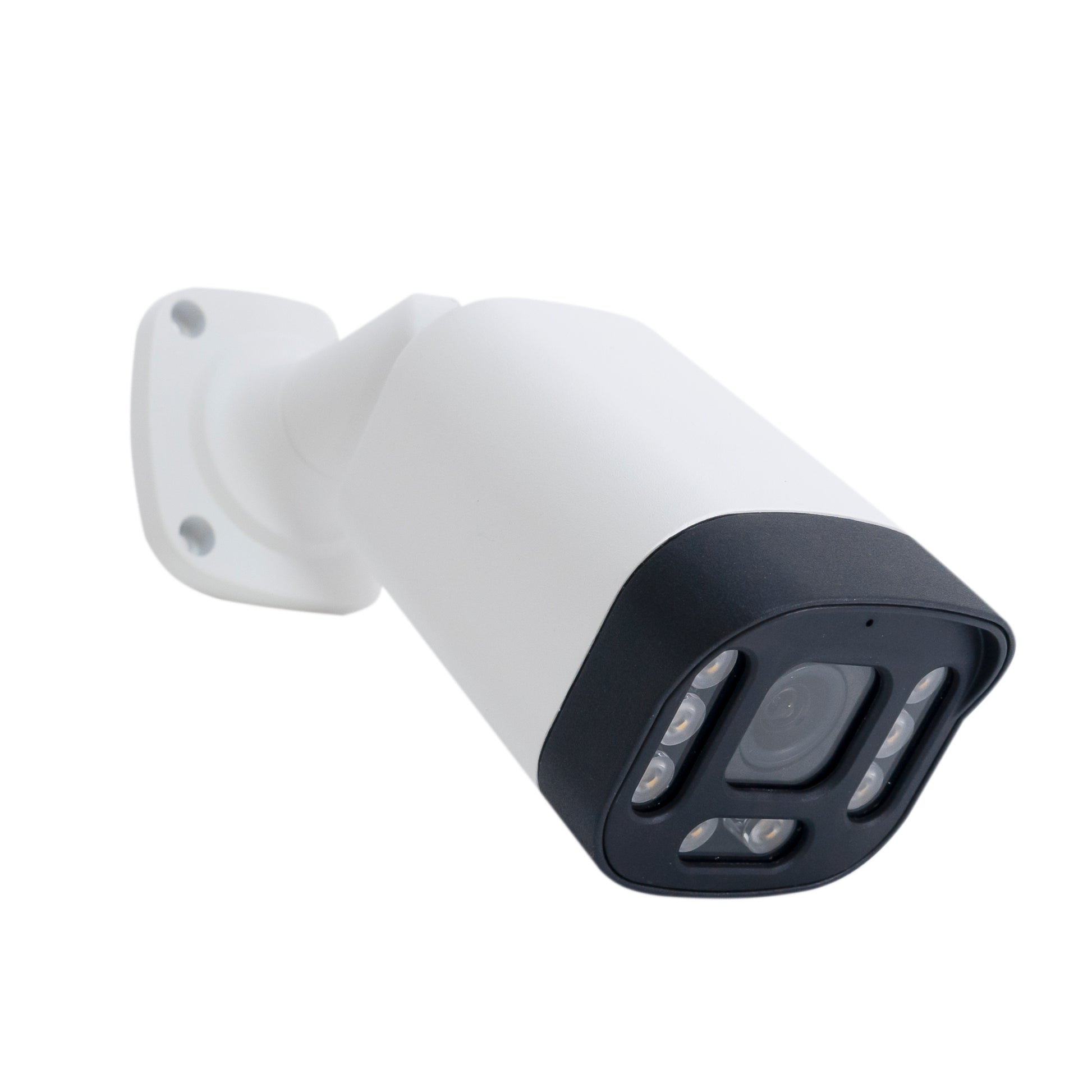 Camera supraveghere video PNI IP7726 6MP, 8 LED-uri BlackLight, lentila 4mm, 12V, pentru exterior, alb