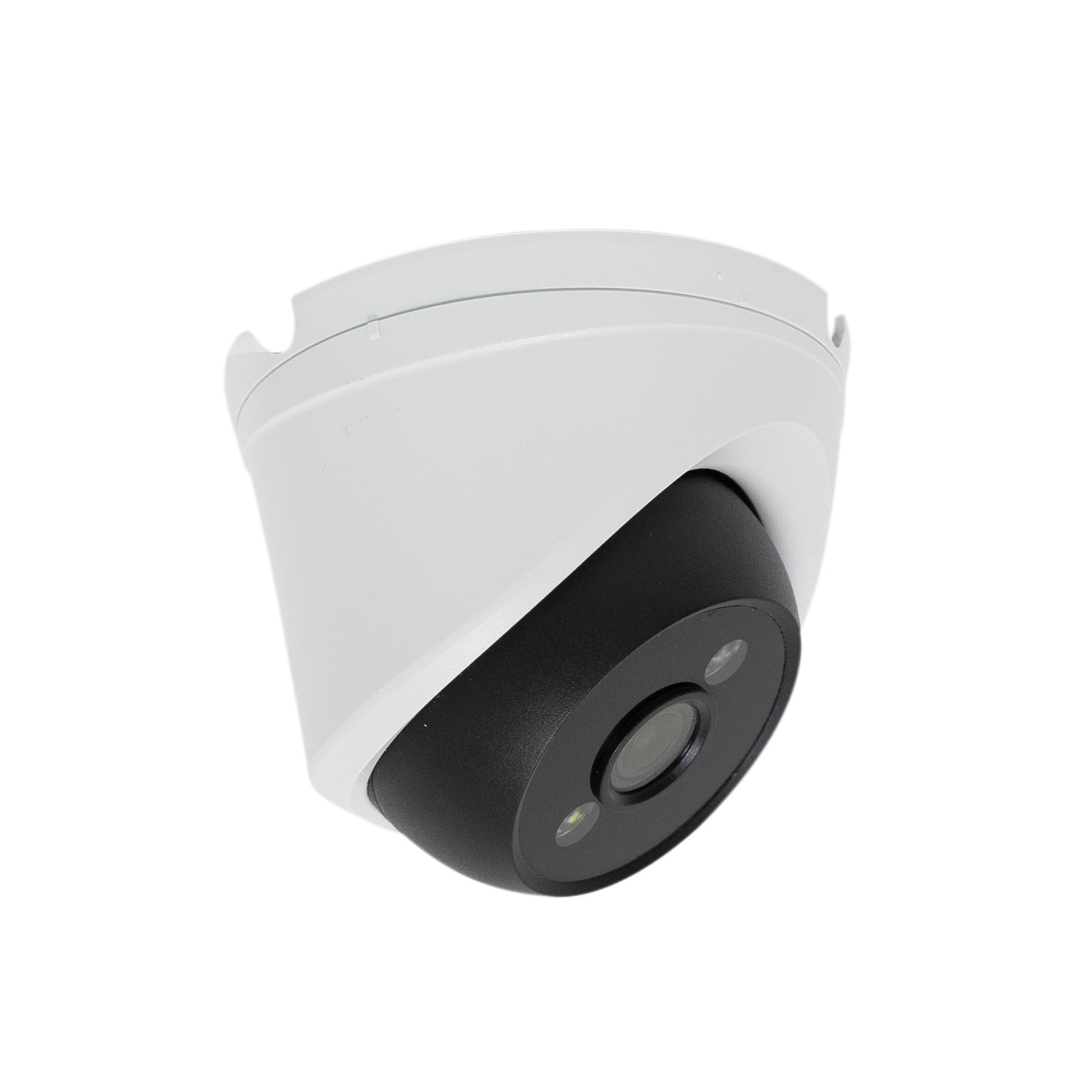 Camera supraveghere video PNI IP7714 8MP dome, dual light, lentila 2.8mm, POE, 12V, pentru exterior, alb
