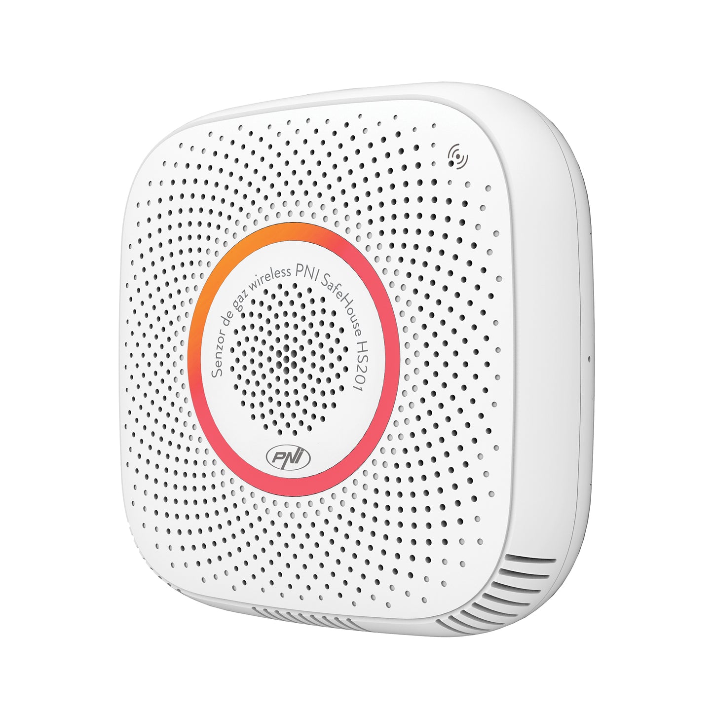 Senzor de gaz metan (CH4) PNI SafeHouse HS201 cu Wi-Fi, control din aplicatia Tuya Smart, alimentare 230V, 70dB, prompt vocal, alarma sonora si vizuala
