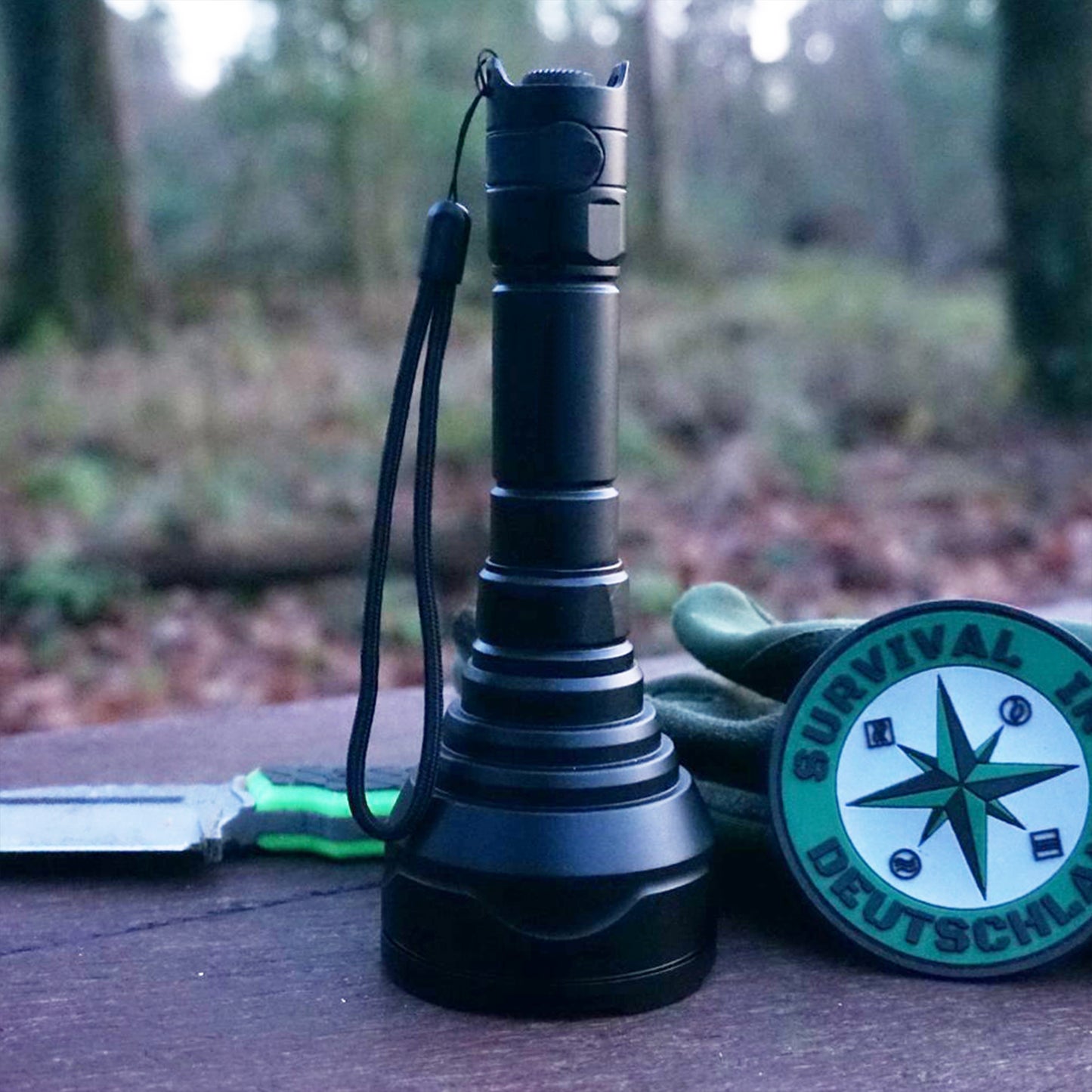 Lanterna PNI Adventure F900, 66 mm, focus 630lm, 900m, IP68, negru