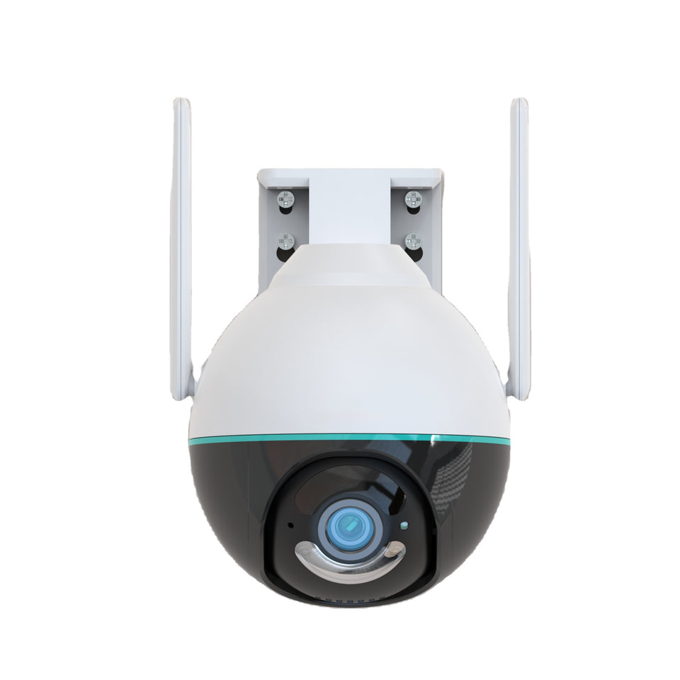 Camera supraveghere video wireless PNI IP798 4MP, cu IP, rotire dupa miscare, detectie forma umana, detectie miscare, audio bidirectional, slot card micro SD, control din aplicatia Tuya Smart