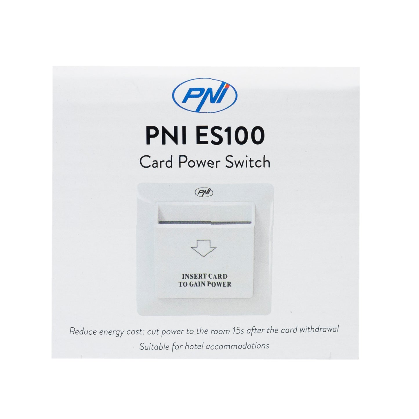 Intrerupator cu card PNI ES100 Mifare 13.56MHz