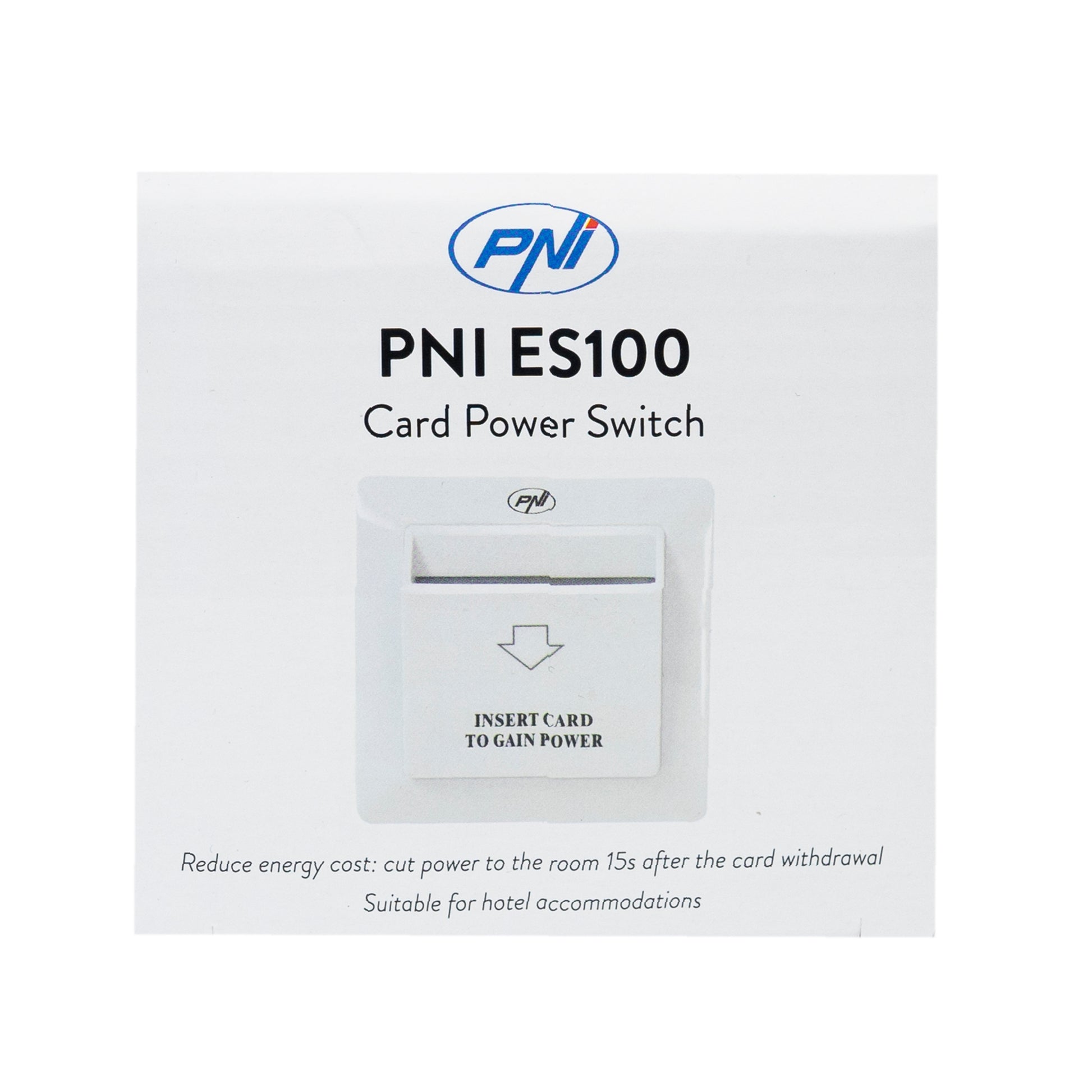 Intrerupator cu card PNI ES100 Mifare 13.56MHz