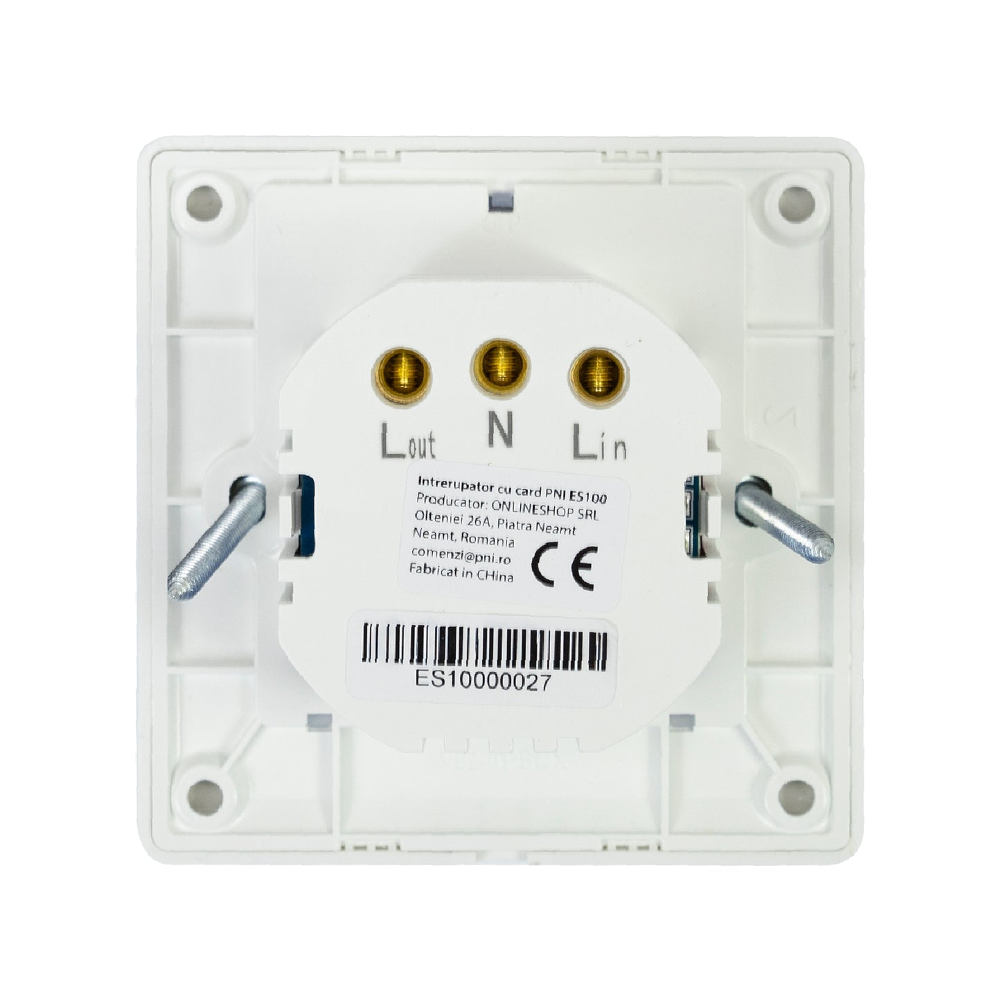 Intrerupator cu card PNI ES100 Mifare 13.56MHz