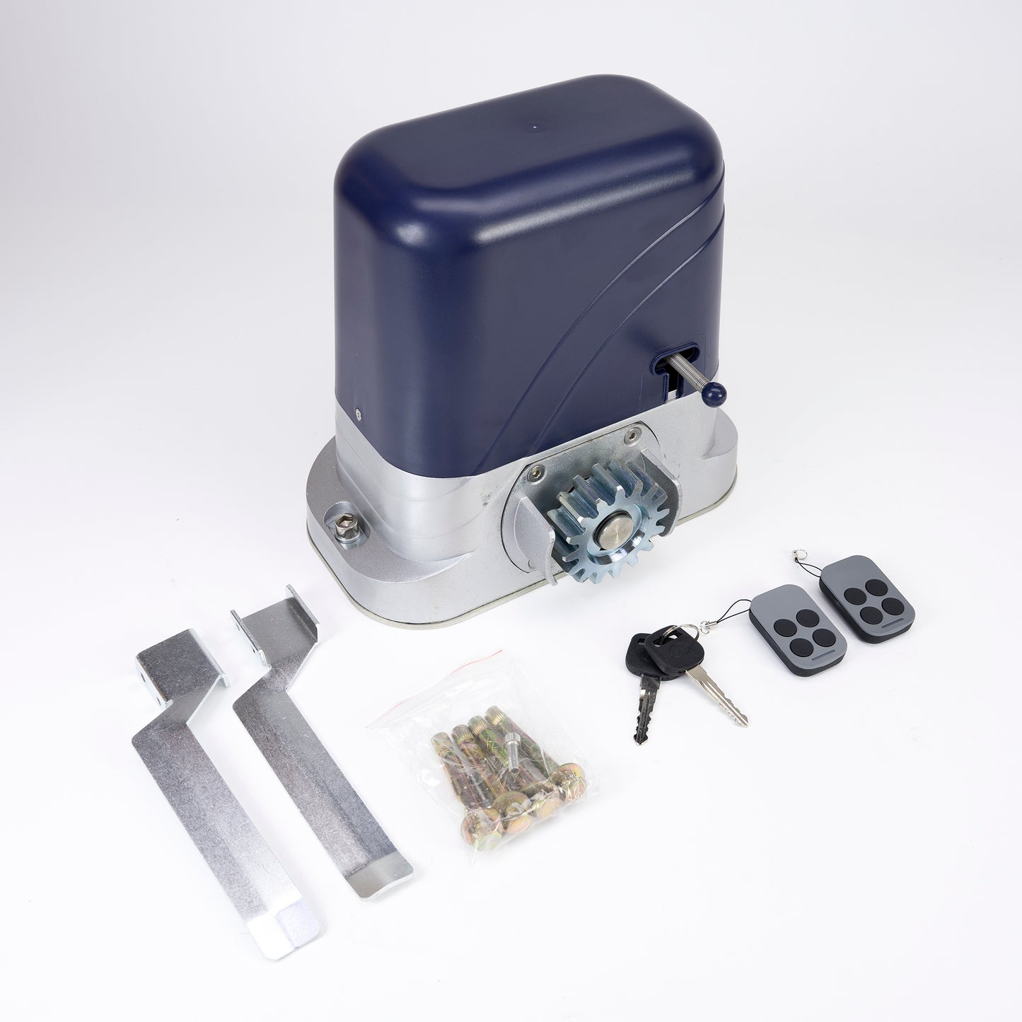 Kit automatizare porti autoportante PNI KAP800D, motor, fotocelule, telecomanda, lampa, 230V, 1100 N si 800KG poarta culisanta