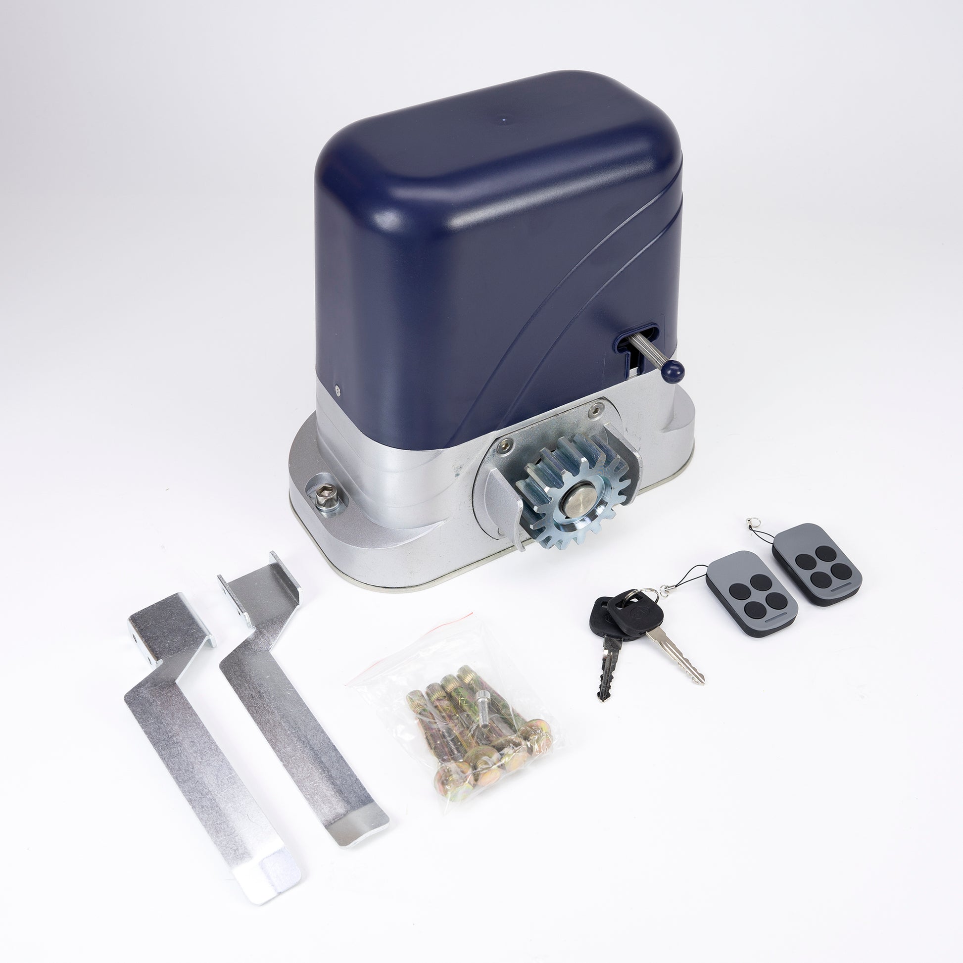 Kit automatizare porti autoportante PNI KAP800D, motor, fotocelule, telecomanda, lampa, 230V, 1100 N si 800KG poarta culisanta
