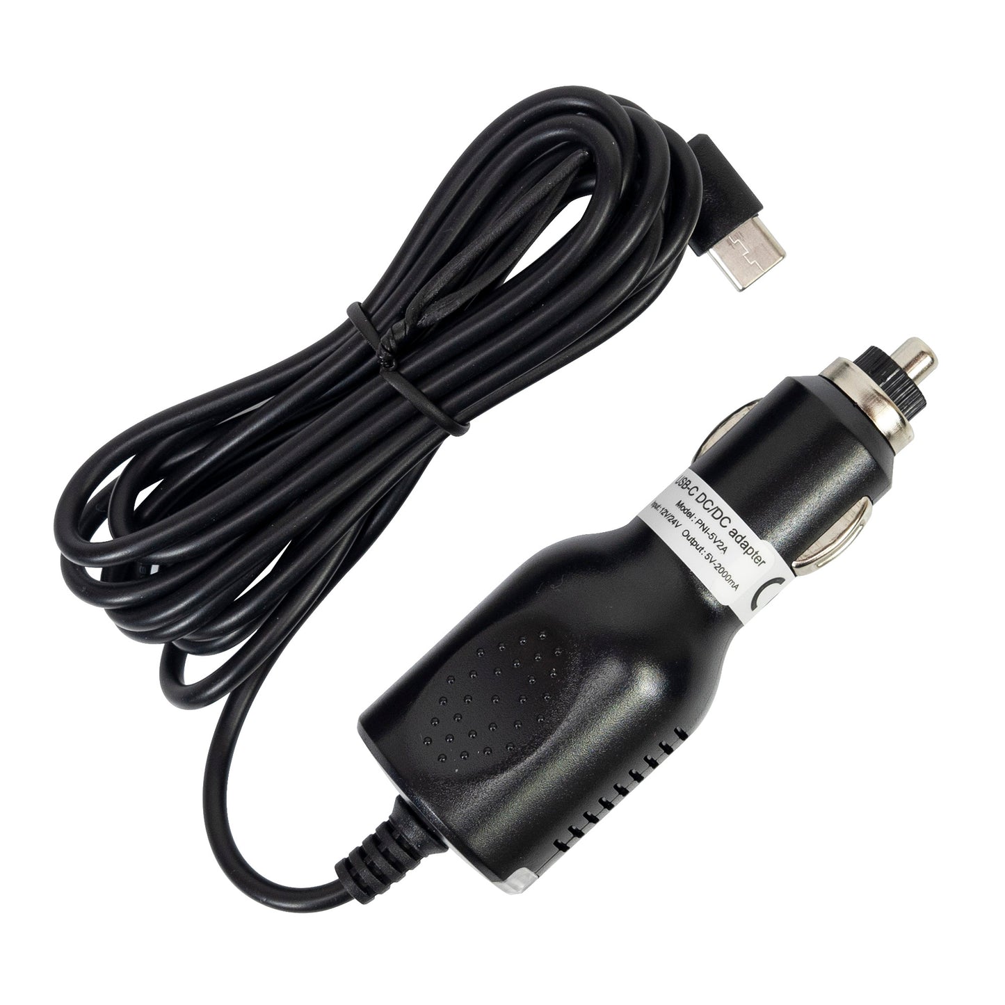 Incarcator auto PNI cu mufa USB-C 12V/24V - 5V 2A, pentru GPS, lungime cablu 190 cm