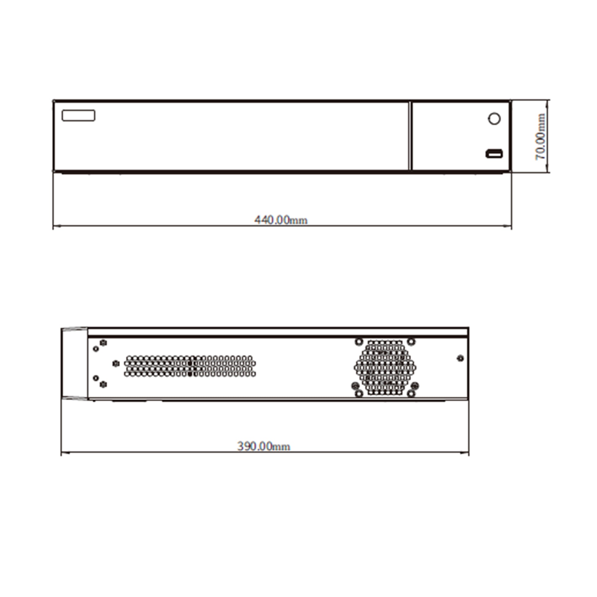 NVR PNI House 3316H4 cu IP 16CH POE 12MP, iesire 4K,Network Bandwidth 192Mbps/192Mbps, 2 x HDMI, 2 x LAN Gigabit, SATA x 4, E-SATA x 1