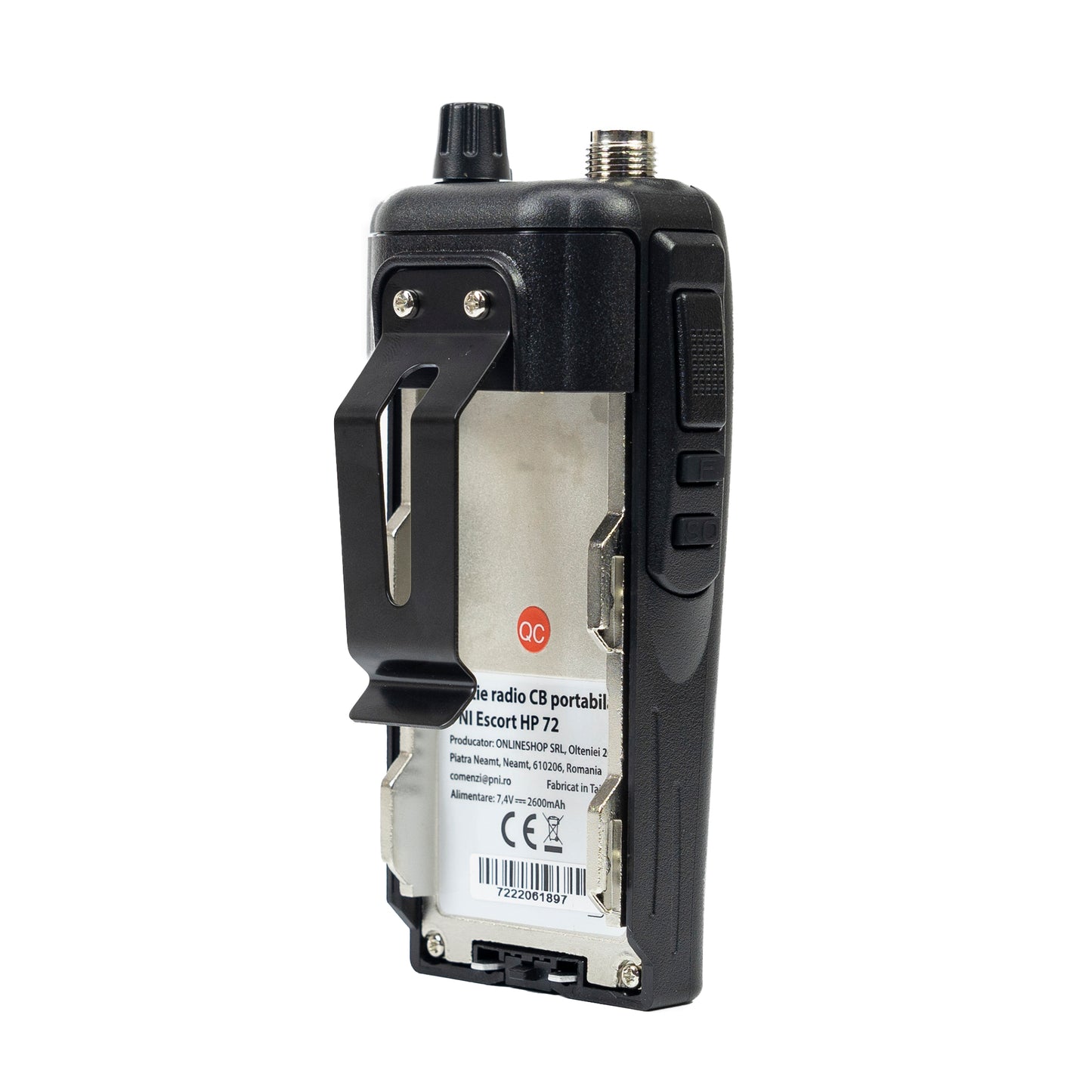 Statie radio CB portabila PNI Escort HP 72 4W, AM-FM, ASQ, Dual Watch, Scan, fara acumulator