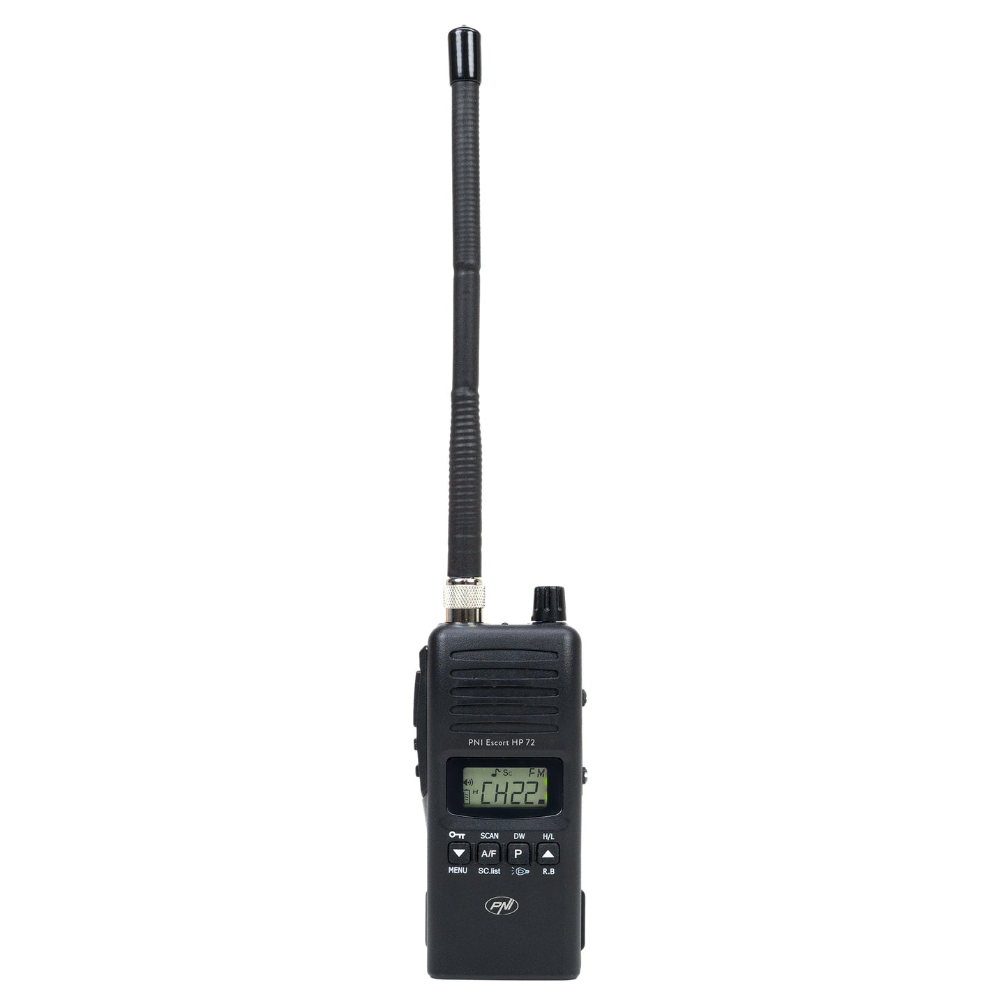Statie radio CB portabila PNI Escort HP 72 4W, AM-FM, ASQ, Dual Watch, Scan, fara acumulator