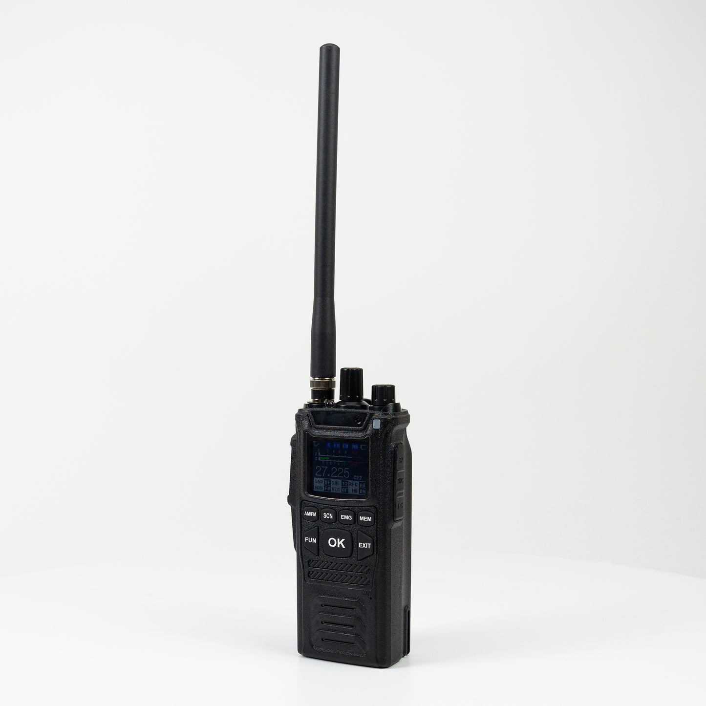 Statie radio CB portabila PNI Escort HP 32, ASQ, Roger Beep, 12V, cu antena BNC 19cm si acumulator 4100 mAh inclus