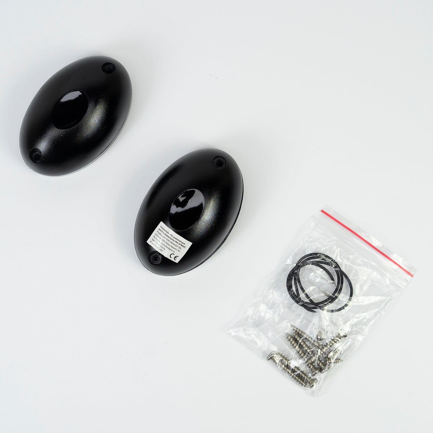 Fotocelule PNI CEL130, 1.92KHz, 12-24V, pentru porti autoportante, IP55, negru, 2 bucati