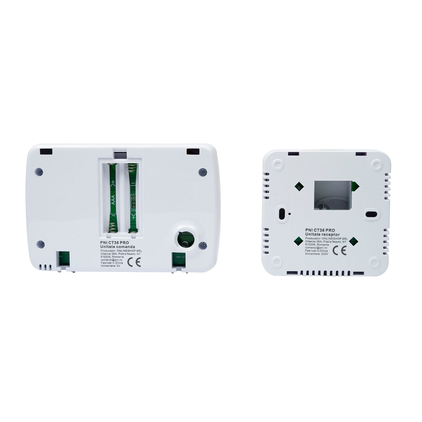 Termostat inteligent PNI CT36 PRO fara fir, histerezis ± 0.1°C WiFi 2.4GHz, control prin Internet APP TuyaSmart, regim iarna-vara, pentru centrale termice