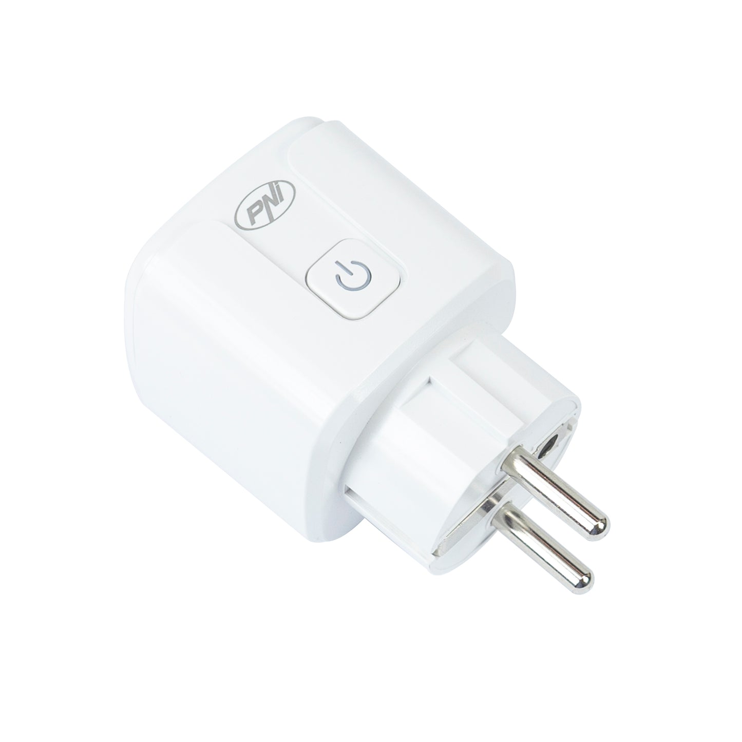 Priza inteligenta PNI SmartHome WP800 WiFi control prin internet, App Tuya Smart, compatibila cu Amazon Alexa si Google Home, masoara consumul de energie
