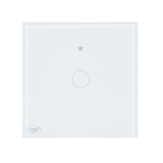 Intrerupator inteligent single PNI SmartHome WS101 pentru control lumini prin internet