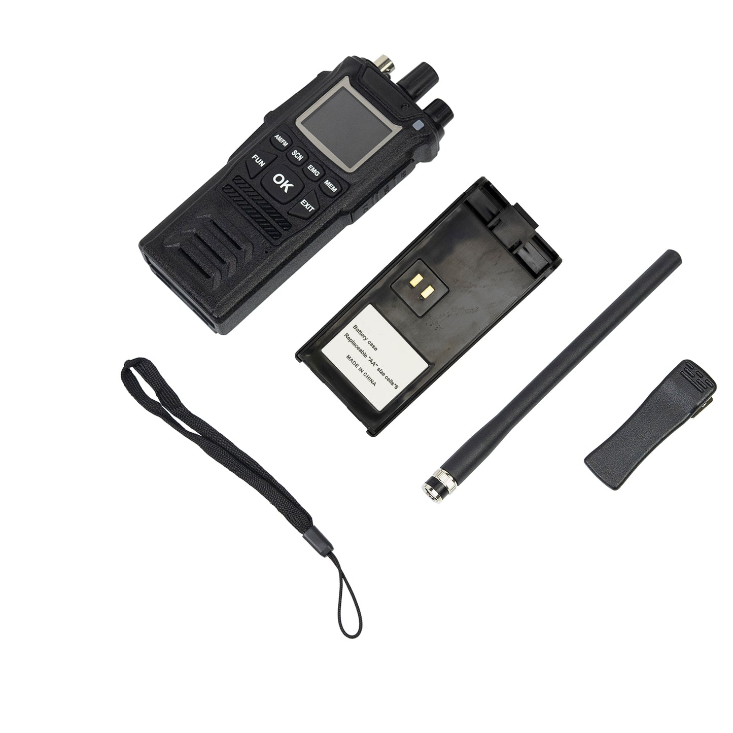 Statie radio CB portabila PNI Escort HP 32, ASQ, Roger Beep, 12V cu adaptor pentru baterii AA