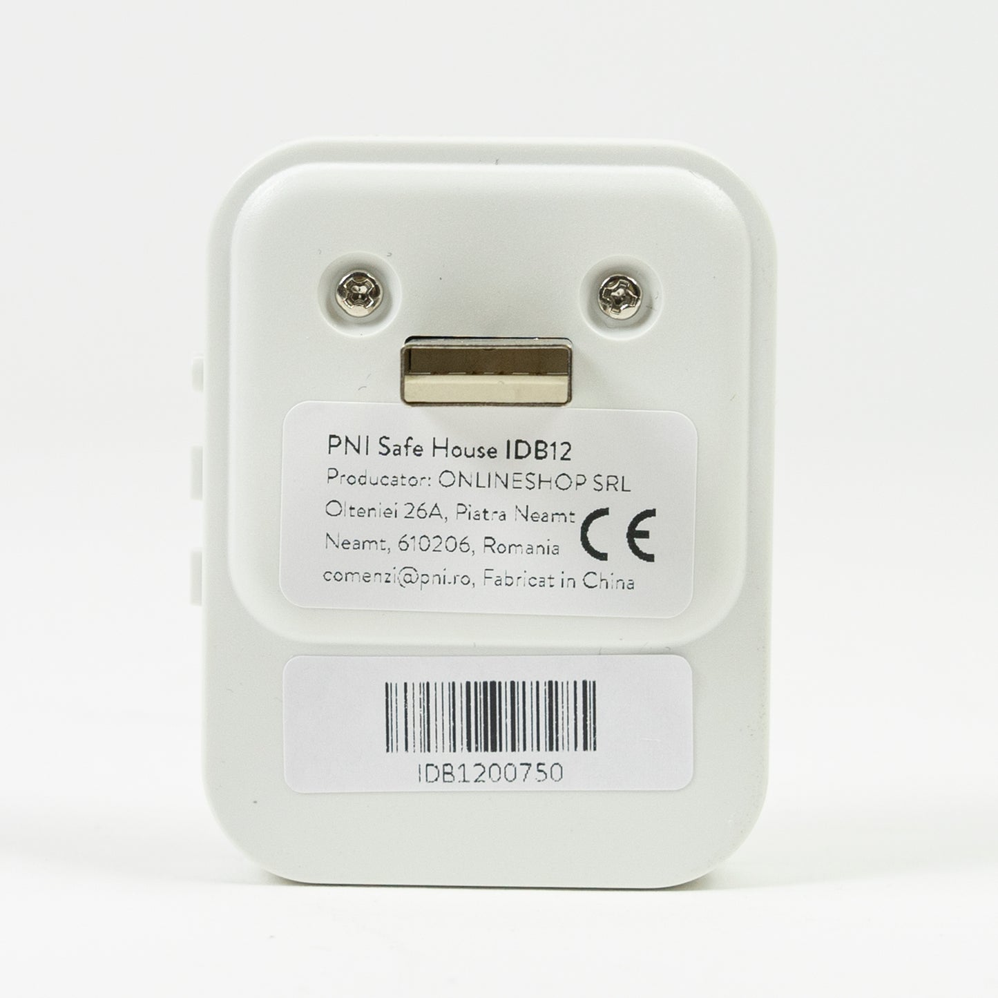 Sonerie video PNI Safe House IDB12 WiFi, vizibilitate noctura, IP54, acumulator incorporat, control din aplicatia Tuya