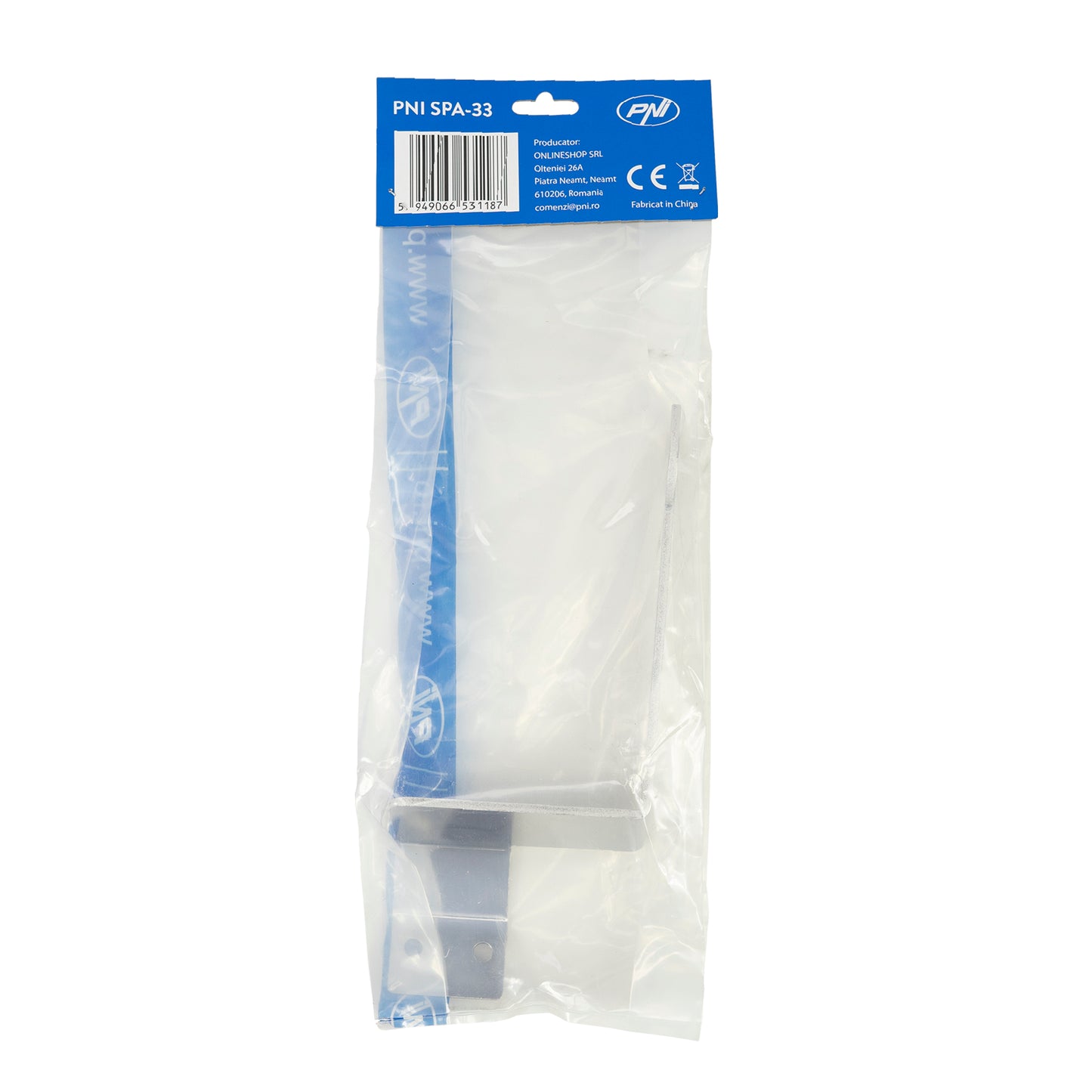 Suport antena PNI SPA-33 pentru montant vertical usa sofer, recomandat pentru SCANIA SERIE R/S/G, NEW GENERATION