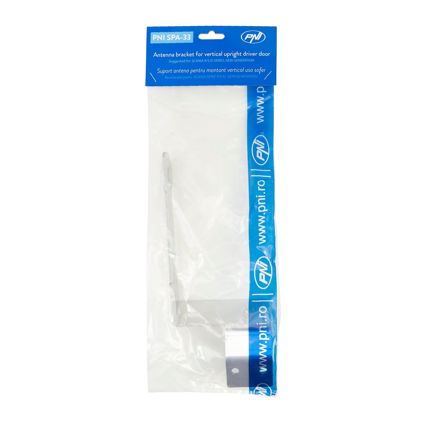 Suport antena PNI SPA-33 pentru montant vertical usa sofer, recomandat pentru SCANIA SERIE R/S/G, NEW GENERATION