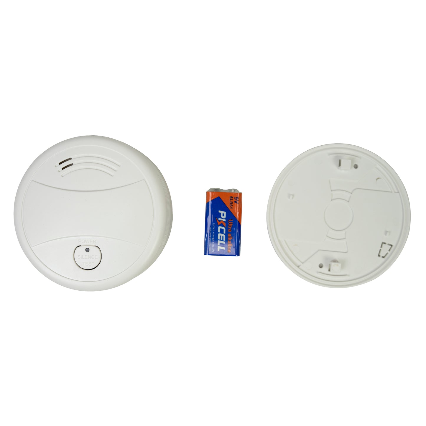Senzor de fum PNI A443W cu Wi-Fi, control din aplicatia Tuya Smart, alimentare baterie 9V, 85dB, alarma sonora si vizuala, alarma silentioasa