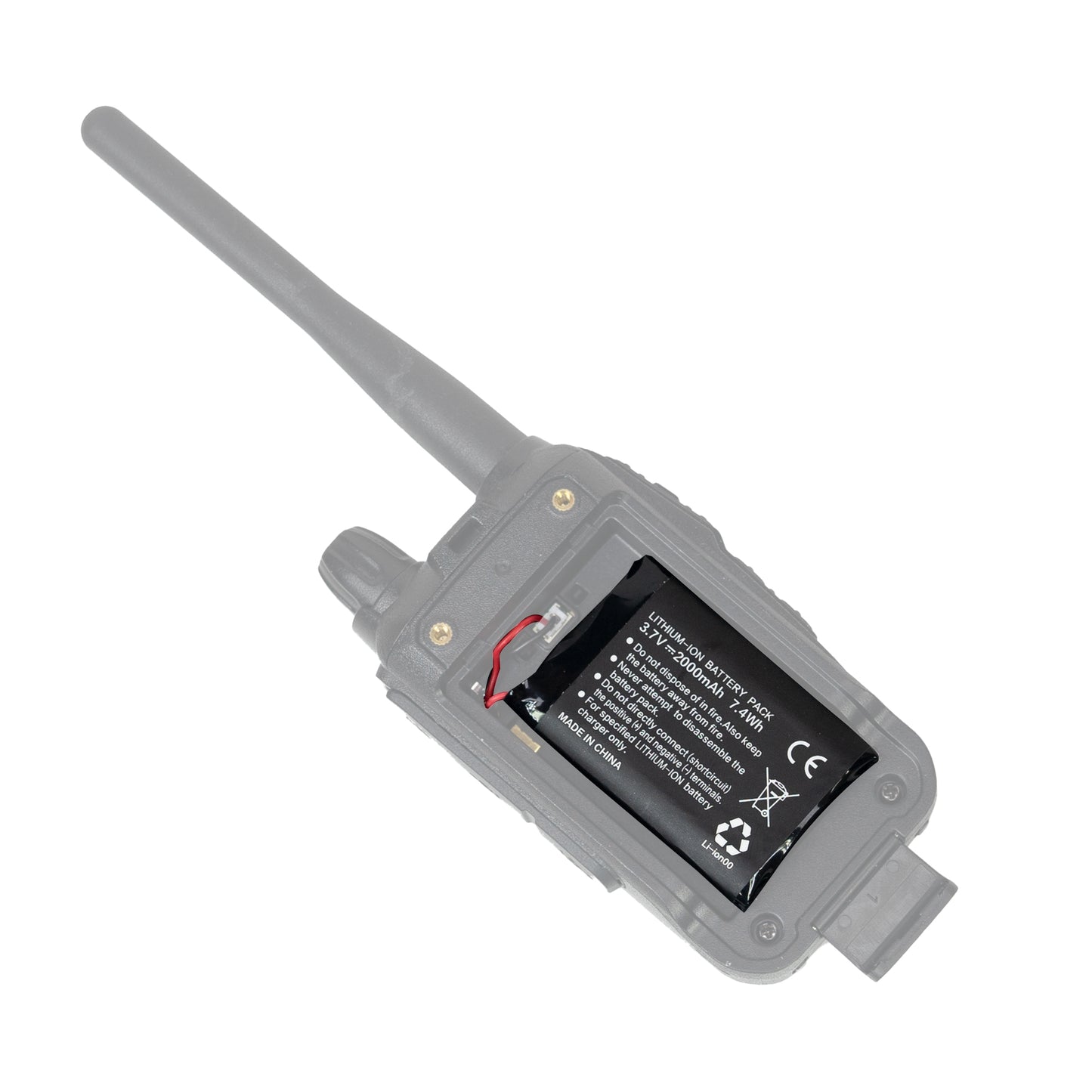 Acumulator de schimb PNI R45, 3.7V, 2000mAh, Li-Ion, pentru statia radio PNI PMR R45 PRO