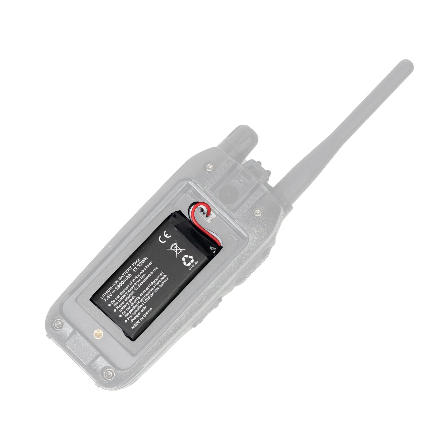 Acumulator de schimb PNI R70, 7.4V, 1800mAh, Li-Ion, pentru statia radio PNI PMR R70 PRO sau DS890 si DS890W