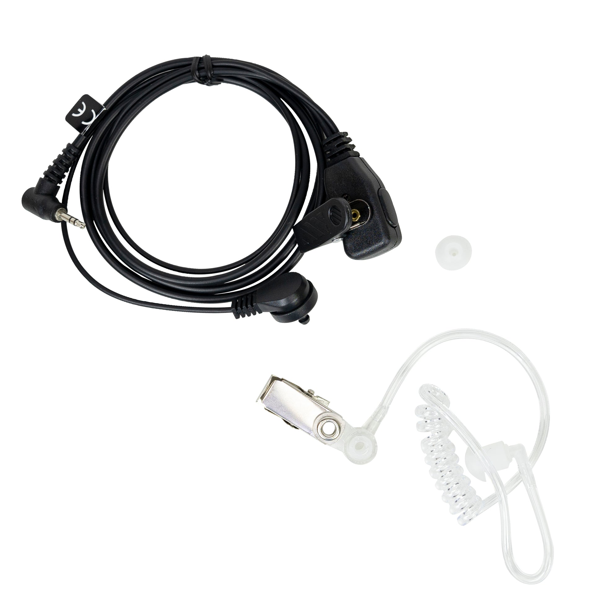 Casca cu microfon si tub acustic PNI HM93, cu 1 pin 2.5mm PNI-MT, negru