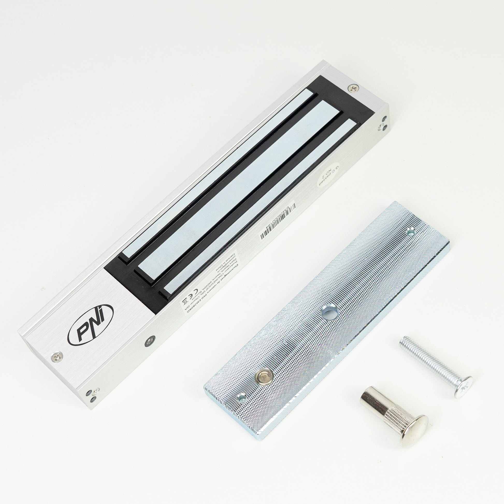 Electromagnet de retinere PNI EM280KG NO/NC/COM, forta de inchidere 280kg, alimentare 12V 24V