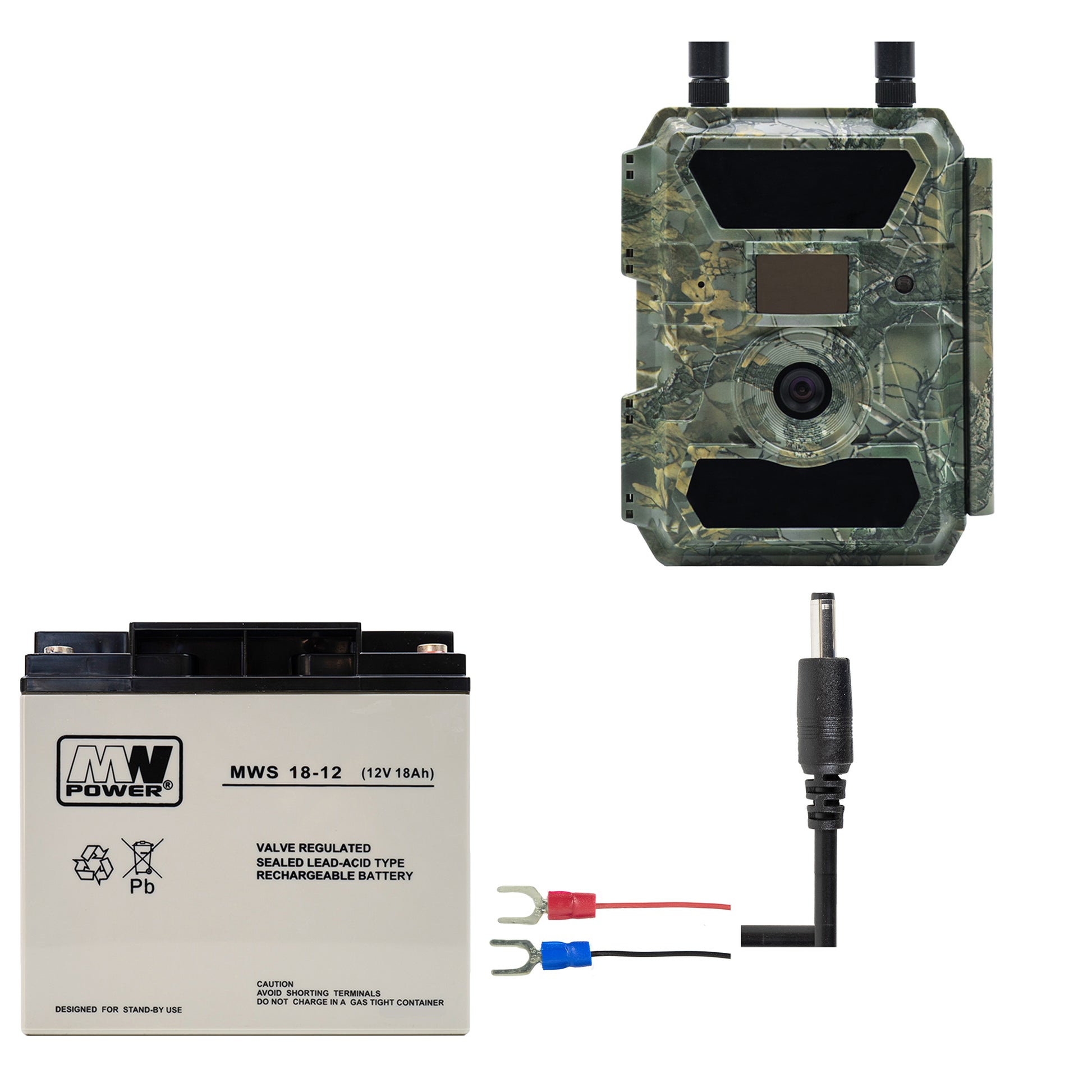 Kit camera vanatoare PNI Hunting 400C PRO 24MP, carcasa si sufa securitate, acumulator 18Ah si card