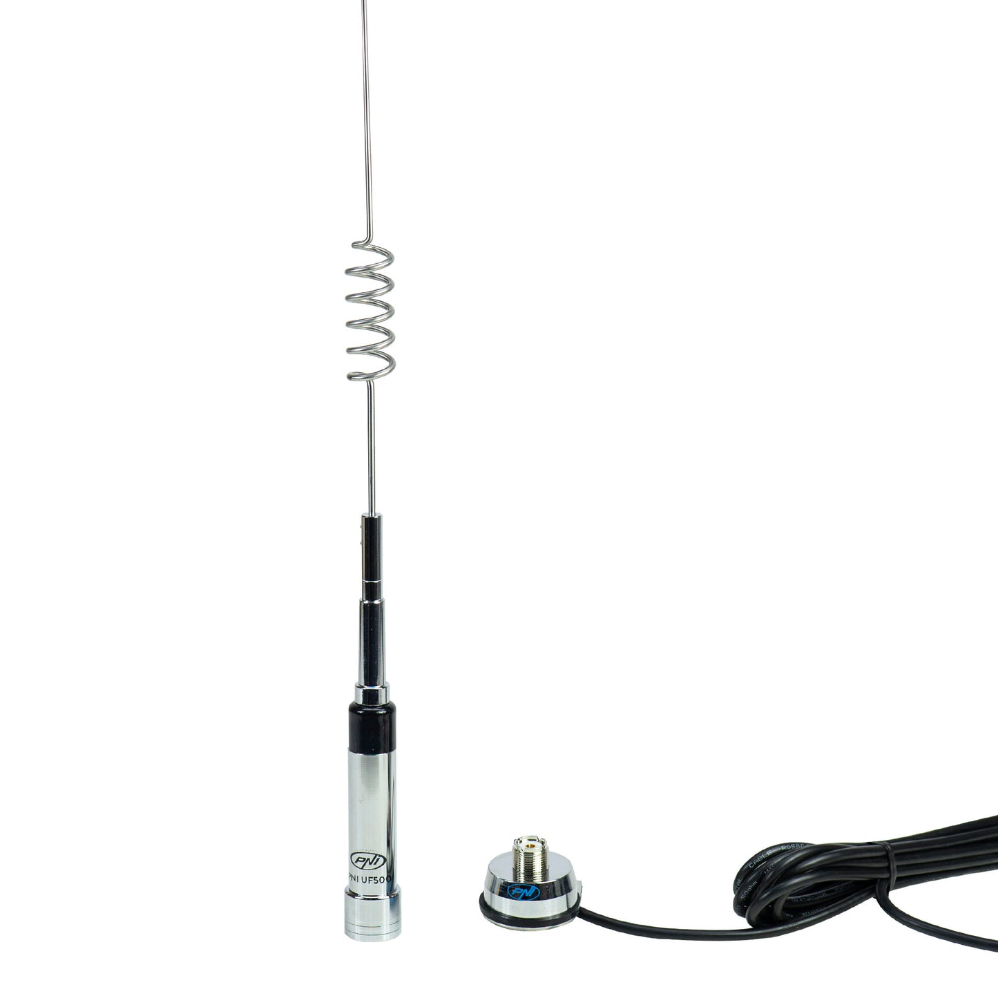 Pachet Statie radio UHF PNI Escort HP 446, 199 canale si Antena PNI UF500 cu cablu