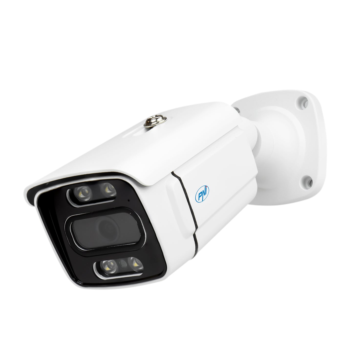 Pachet Kit supraveghere video PNI House IPMAX POE 3, NVR cu 4 porturi POE, ONVIF si 4 camere cu IP 3MP, de exterior, Power over Ethernet, detectie chip, detectie miscare, 4 cabluri, alimentator, mouse + Cadou Sticky Pad Blue