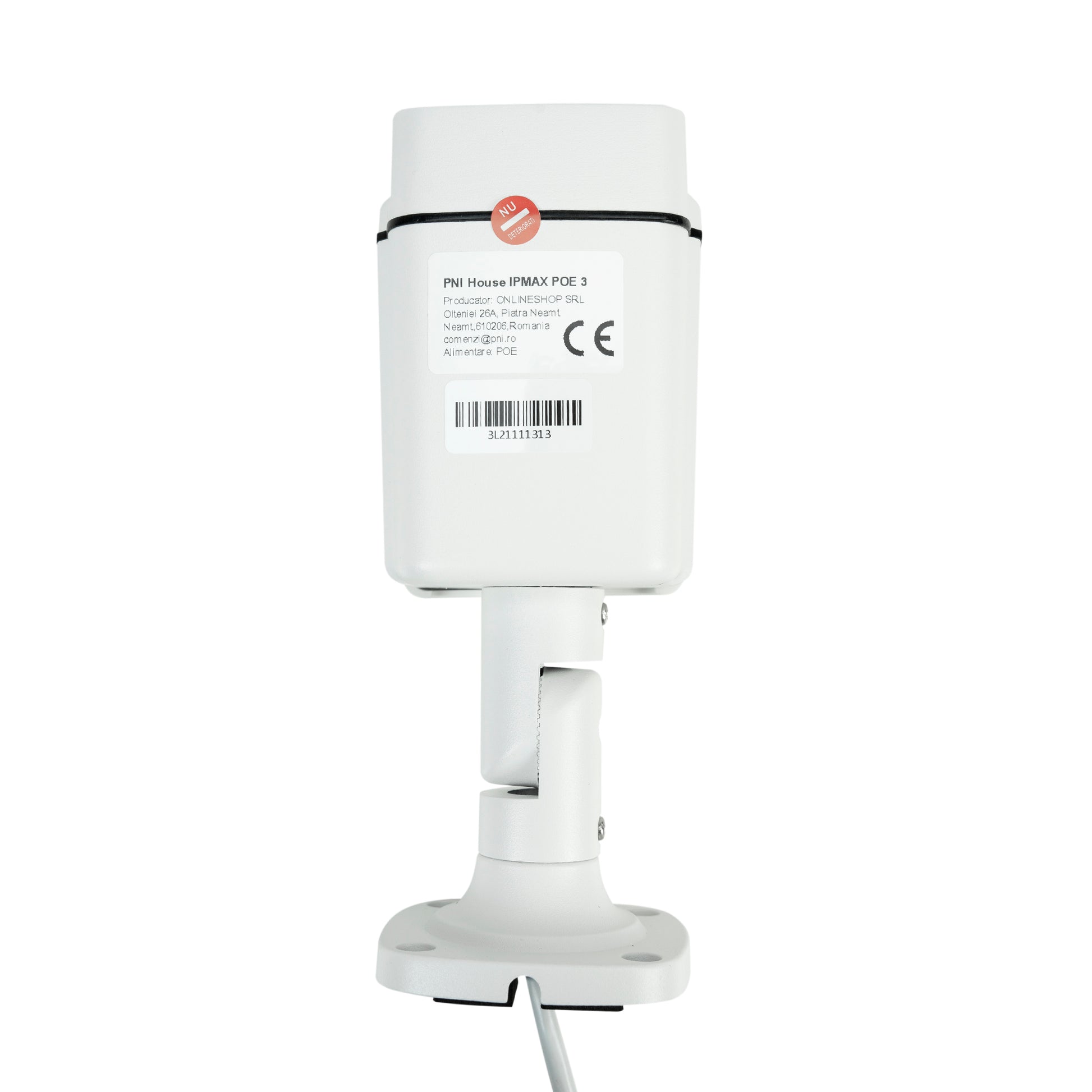 Pachet Kit supraveghere video PNI House IPMAX POE 3, NVR cu 4 porturi POE, ONVIF si 4 camere cu IP 3MP, de exterior, Power over Ethernet, detectie chip, detectie miscare, 4 cabluri, alimentator, mouse + Cadou Sticky Pad Blue