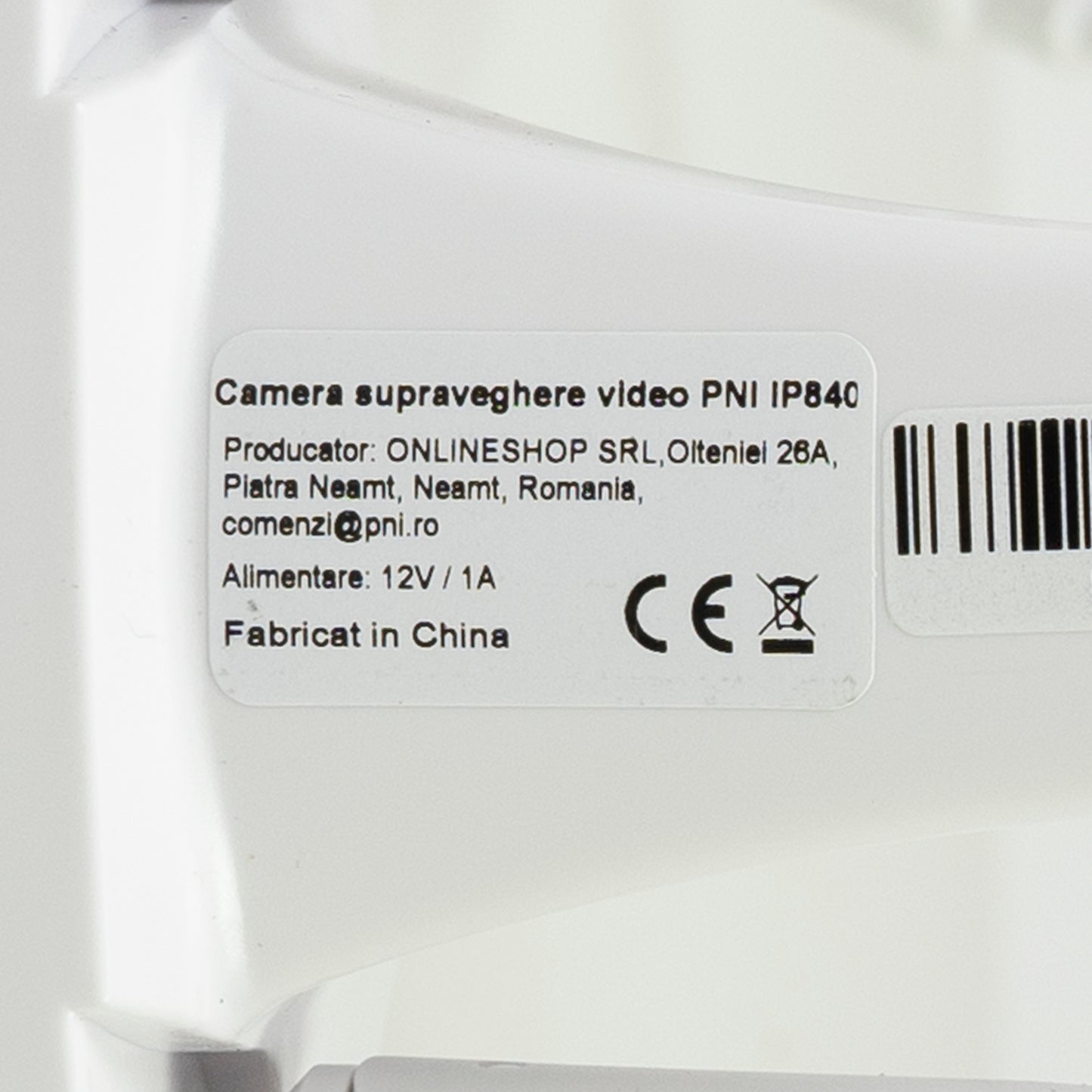 Camera supraveghere video wireless PNI IP840 WiFi, PTZ, 8MP 4K, slot micro SD, stand-alone, functii AI, ONVIF, ICSee app