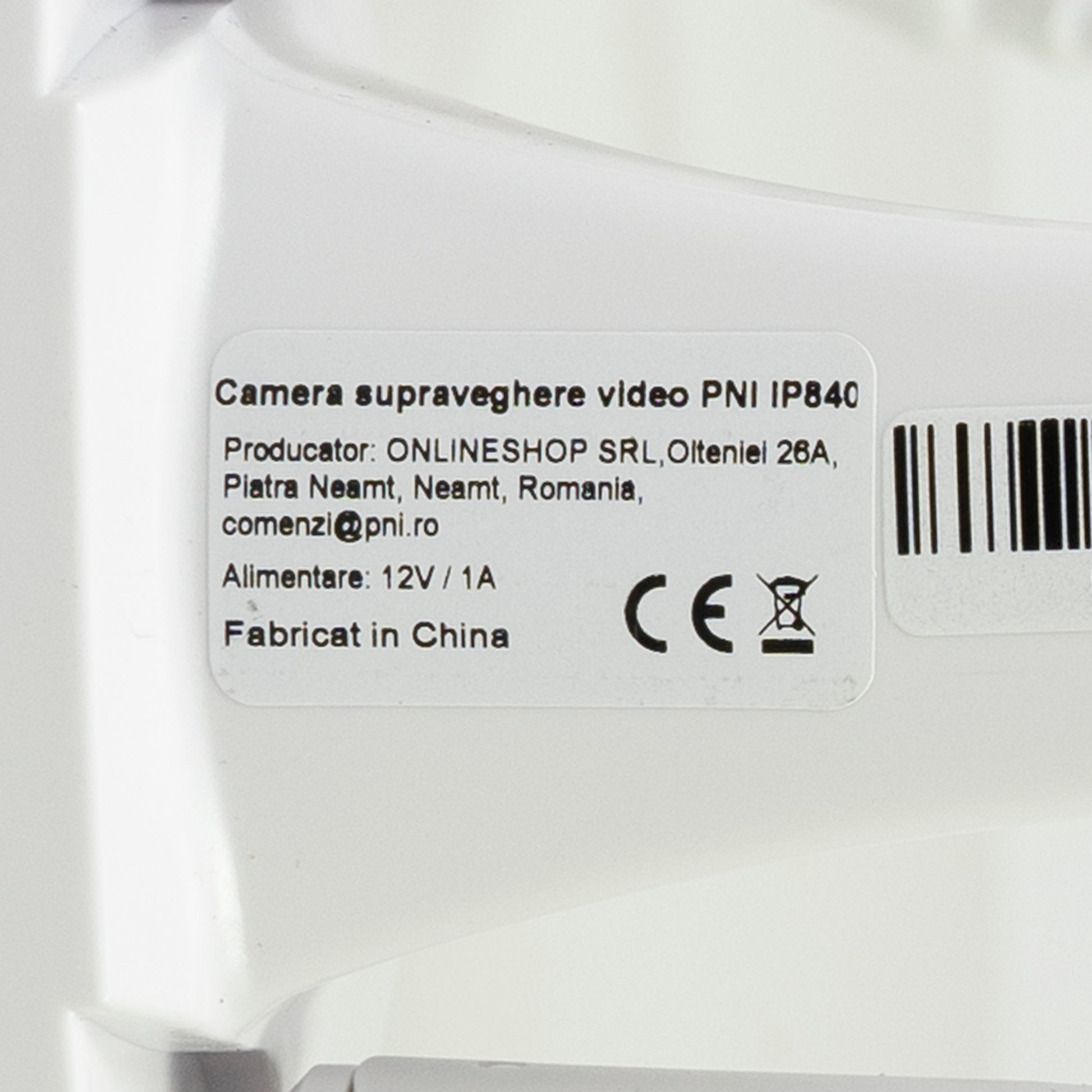 Camera supraveghere video wireless PNI IP840 WiFi, PTZ, 8MP 4K, slot micro SD, stand-alone, functii AI, ONVIF, ICSee app