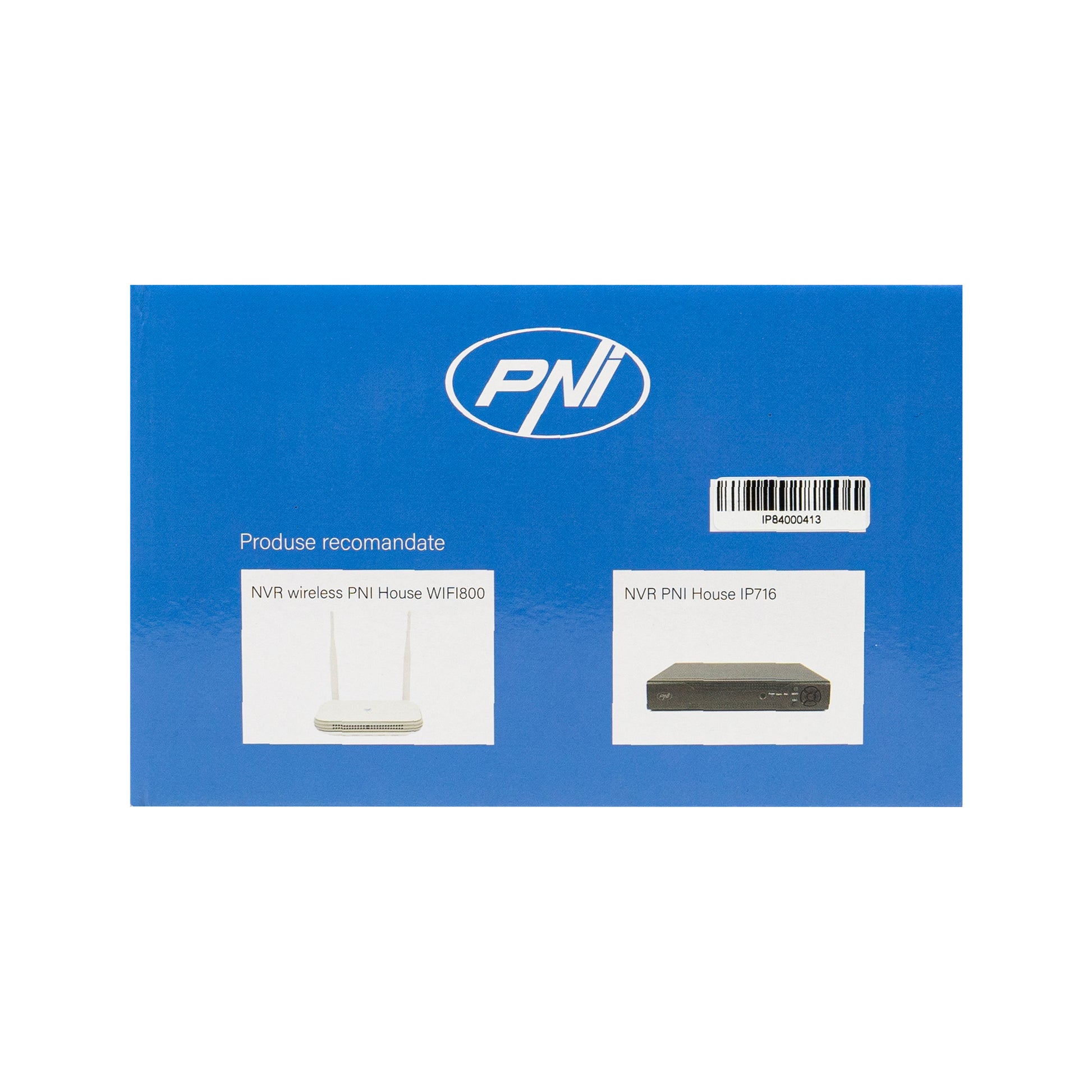 Camera supraveghere video wireless PNI IP840 WiFi, PTZ, 8MP 4K, slot micro SD, stand-alone, functii AI, ONVIF, ICSee app